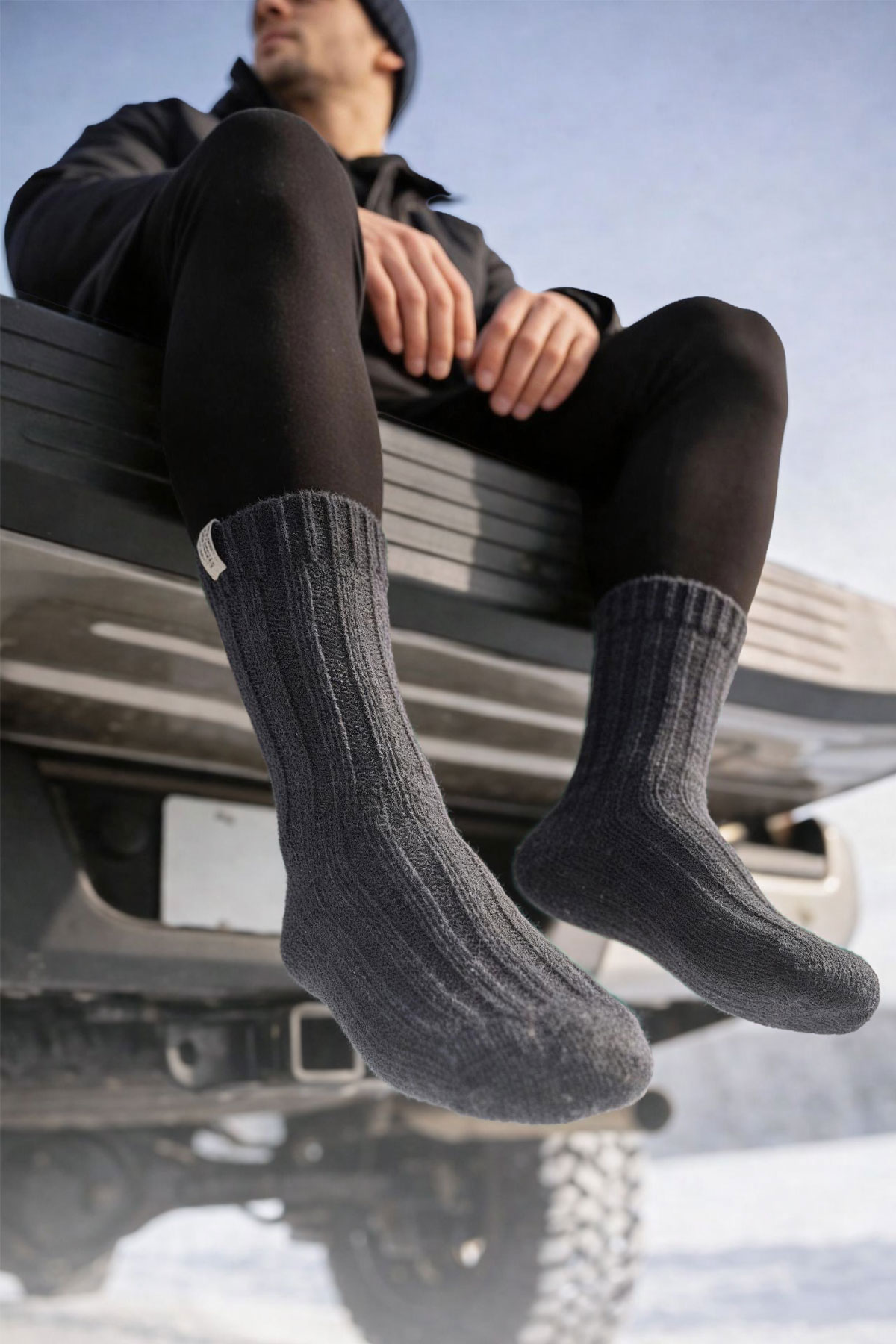 Bolero Erkek Soket Çorap Alpaka Yün - Thumbnail