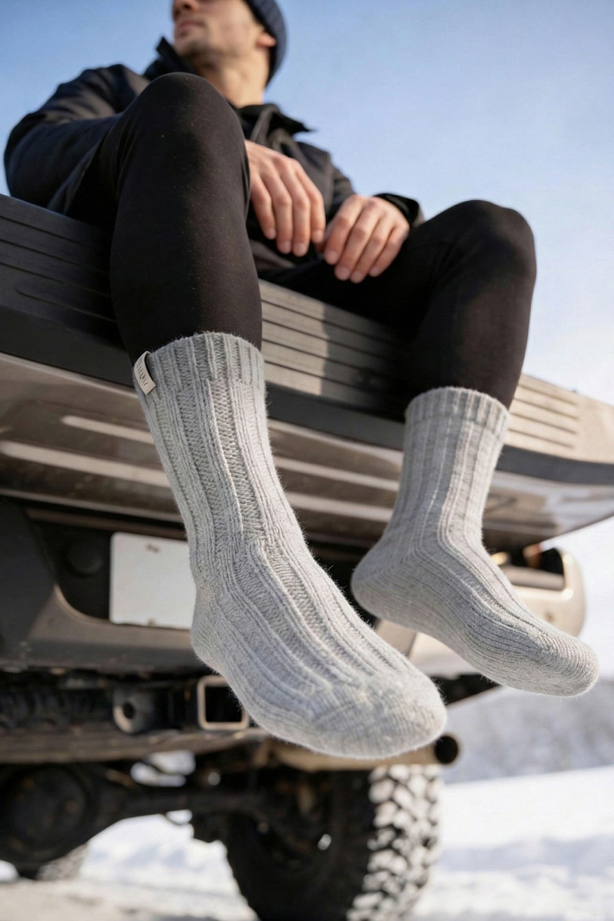 Bolero Erkek Soket Çorap Alpaka Yün - Thumbnail