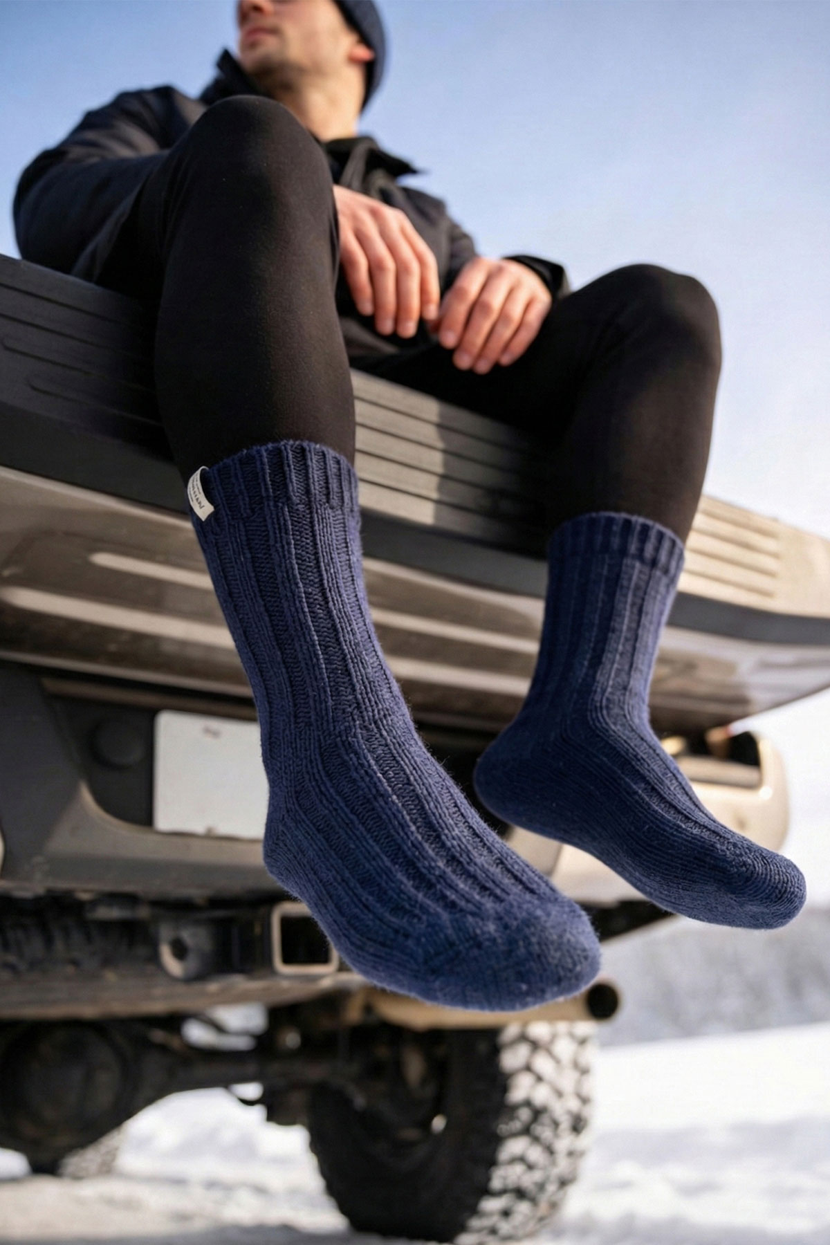 Bolero Erkek Soket Çorap Alpaka Yün - Thumbnail