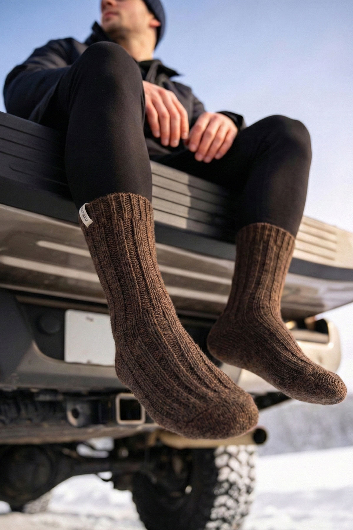 Bolero Erkek Soket Çorap Alpaka Yün - Thumbnail