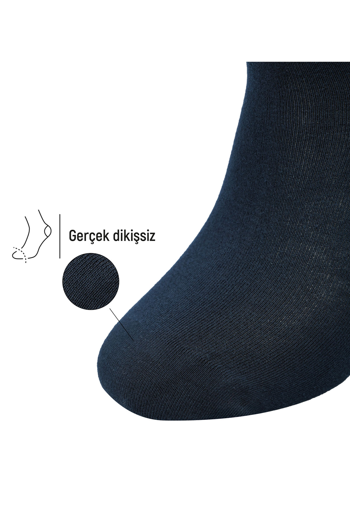 Bolero Erkek Soket Çorap Bambu Lastiksiz Roll Top - Thumbnail