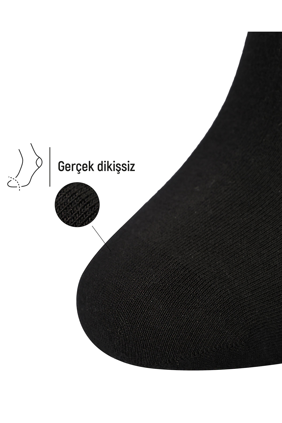 Bolero Erkek Soket Çorap Bambu Lastiksiz Roll Top - Thumbnail