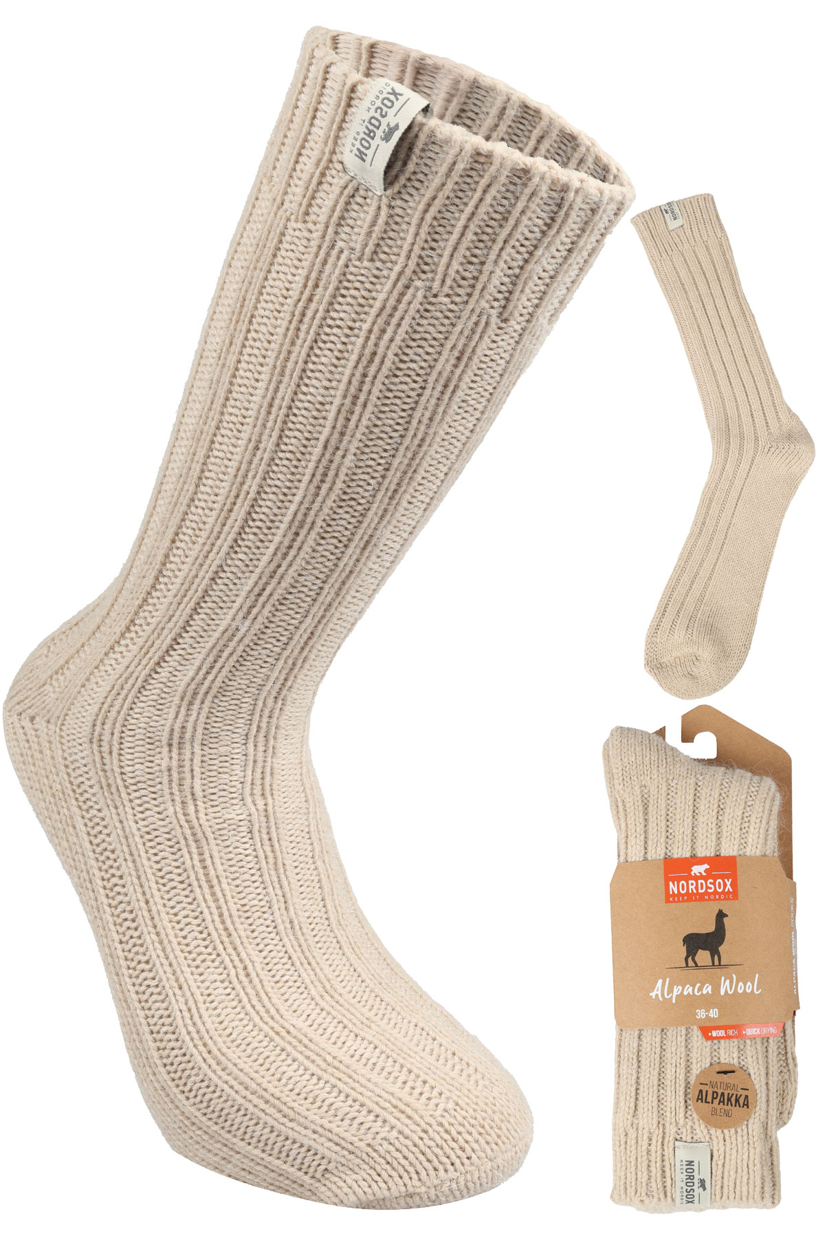 Bolero Kadın Soket Çorap Alpaka Yün - Thumbnail