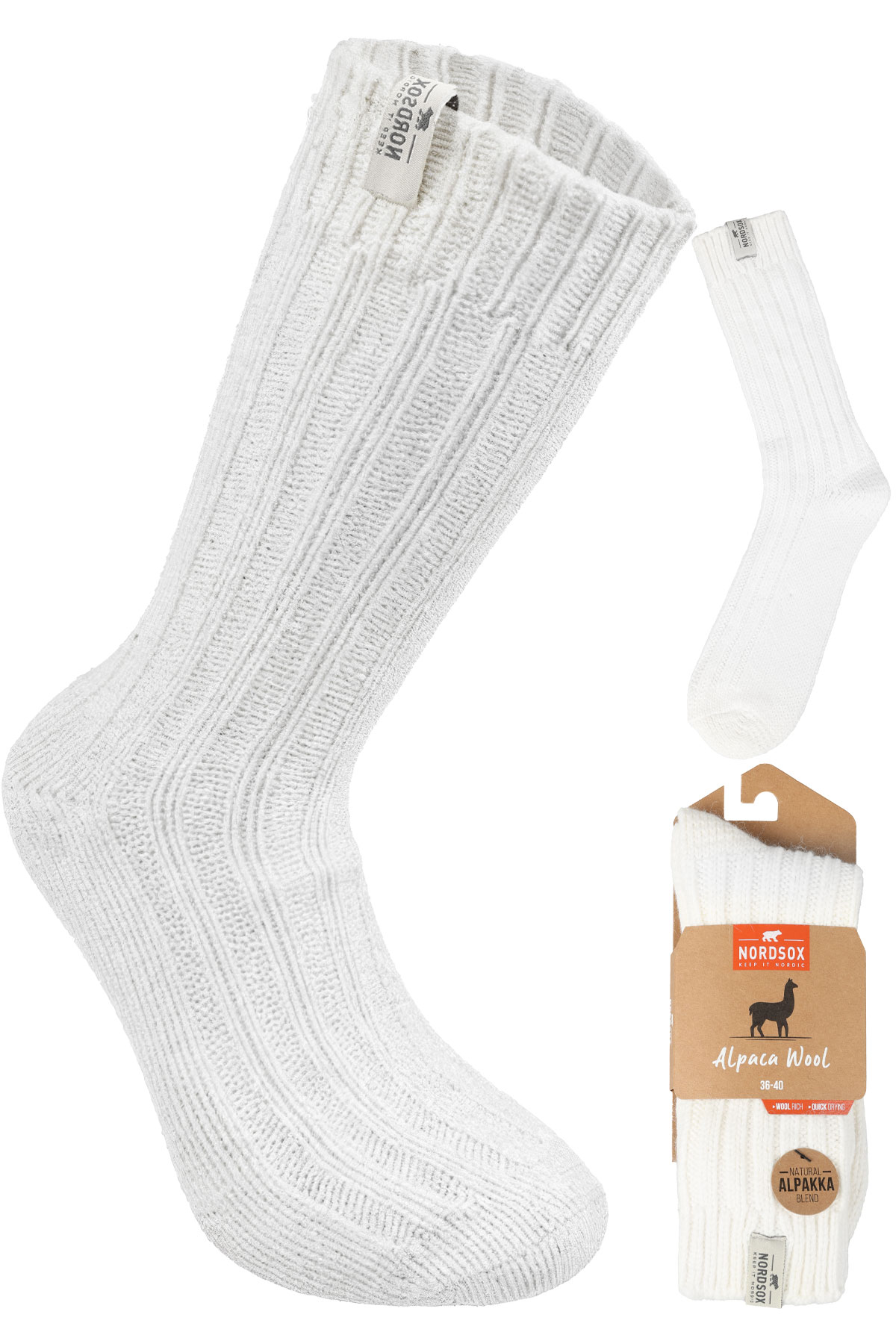 Bolero Kadın Soket Çorap Alpaka Yün - Thumbnail