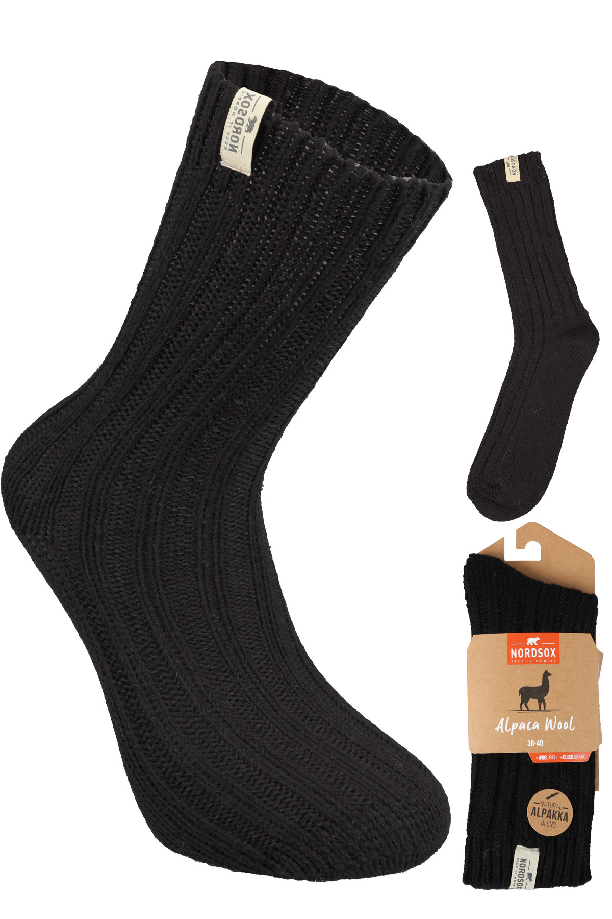 Bolero Kadın Soket Çorap Alpaka Yün - Thumbnail