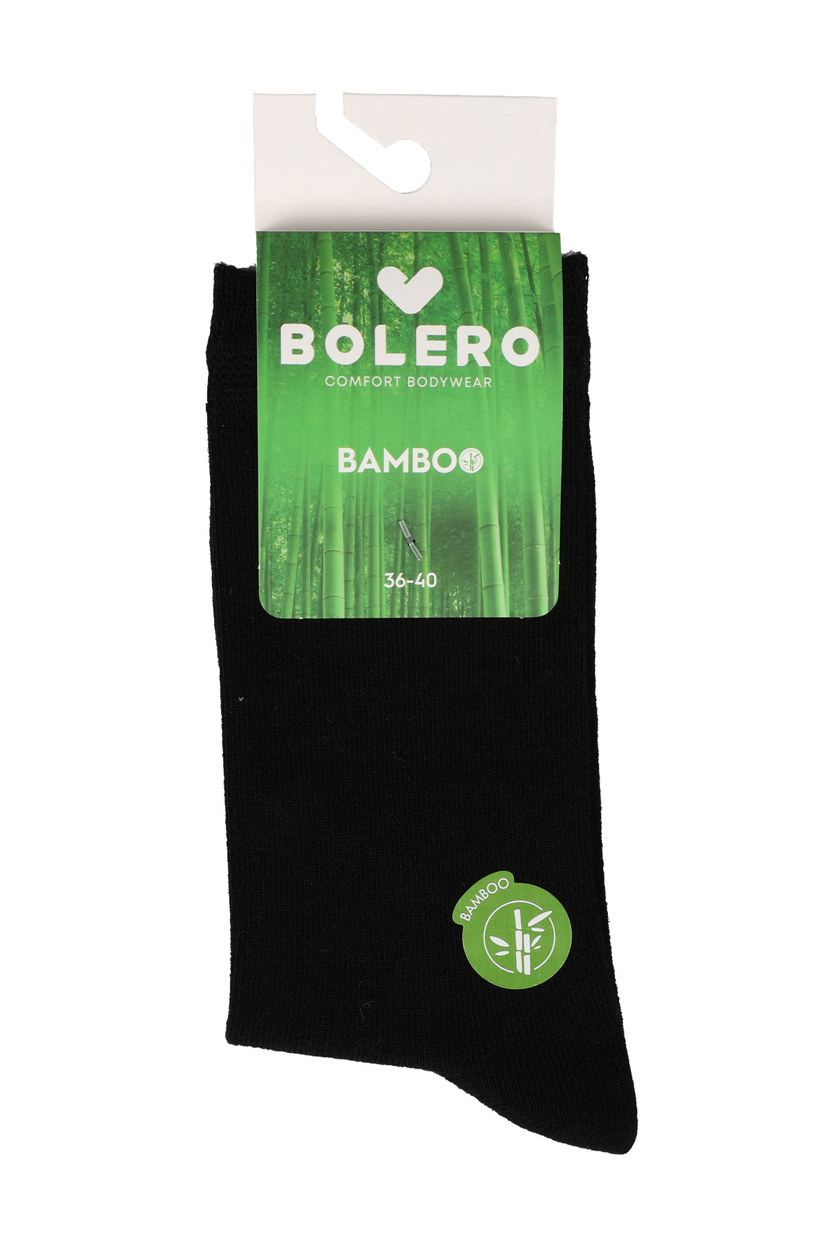 Bolero Kadın Soket Çorap Bambu Düz - Thumbnail