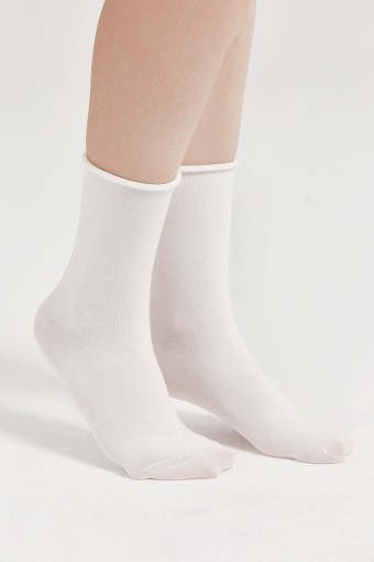 BOLERO - Bolero Kadın Soket Çorap Bambu Lastiksiz Roll Top
