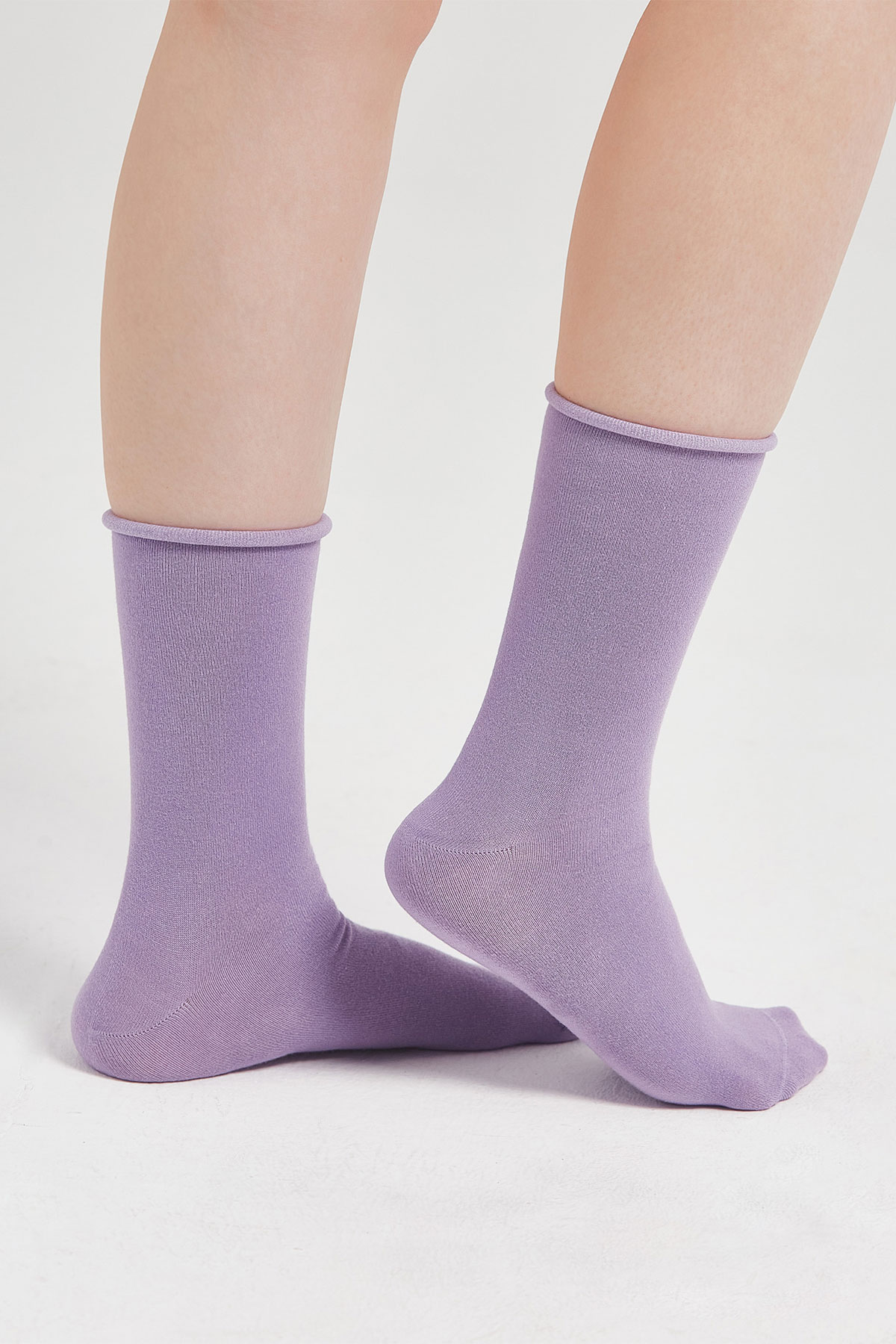 Bolero Kadın Soket Çorap Bambu Lastiksiz Roll Top - Thumbnail