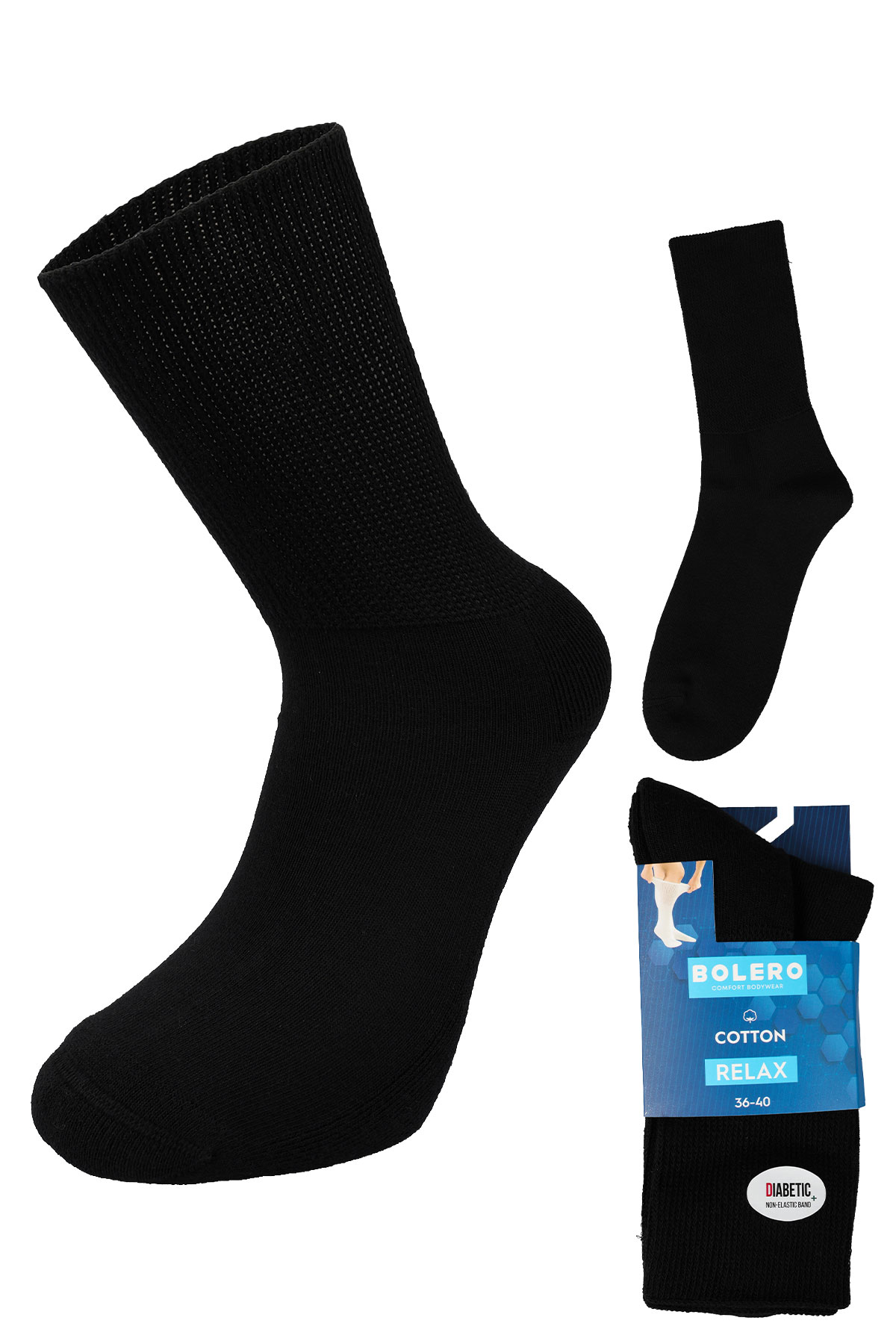 Bolero Kadın Soket Çorap Lastiksiz Şeker Çorabı Taban Altı Havlu Pamuklu - Thumbnail