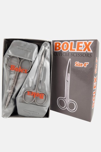 BOLEX - Bolex No:4 Eğik Gümüş Nakış Makası (1)