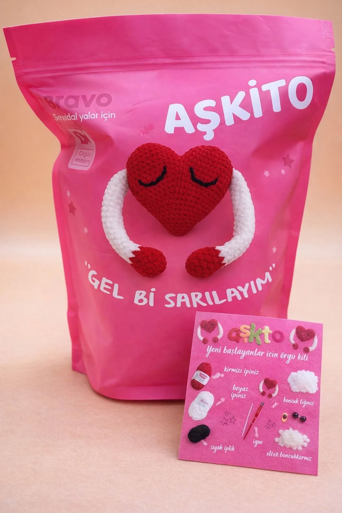 Bravo Easy Kit Aşkito Örgü Kiti - Thumbnail