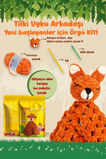BRAVO - Bravo Easy Kit Tilki Örgü Kiti