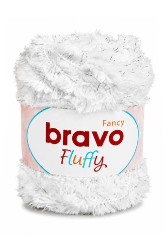 BRAVO - Bravo Fluffy Simli El Örgü İpi 100 Gr 100m
