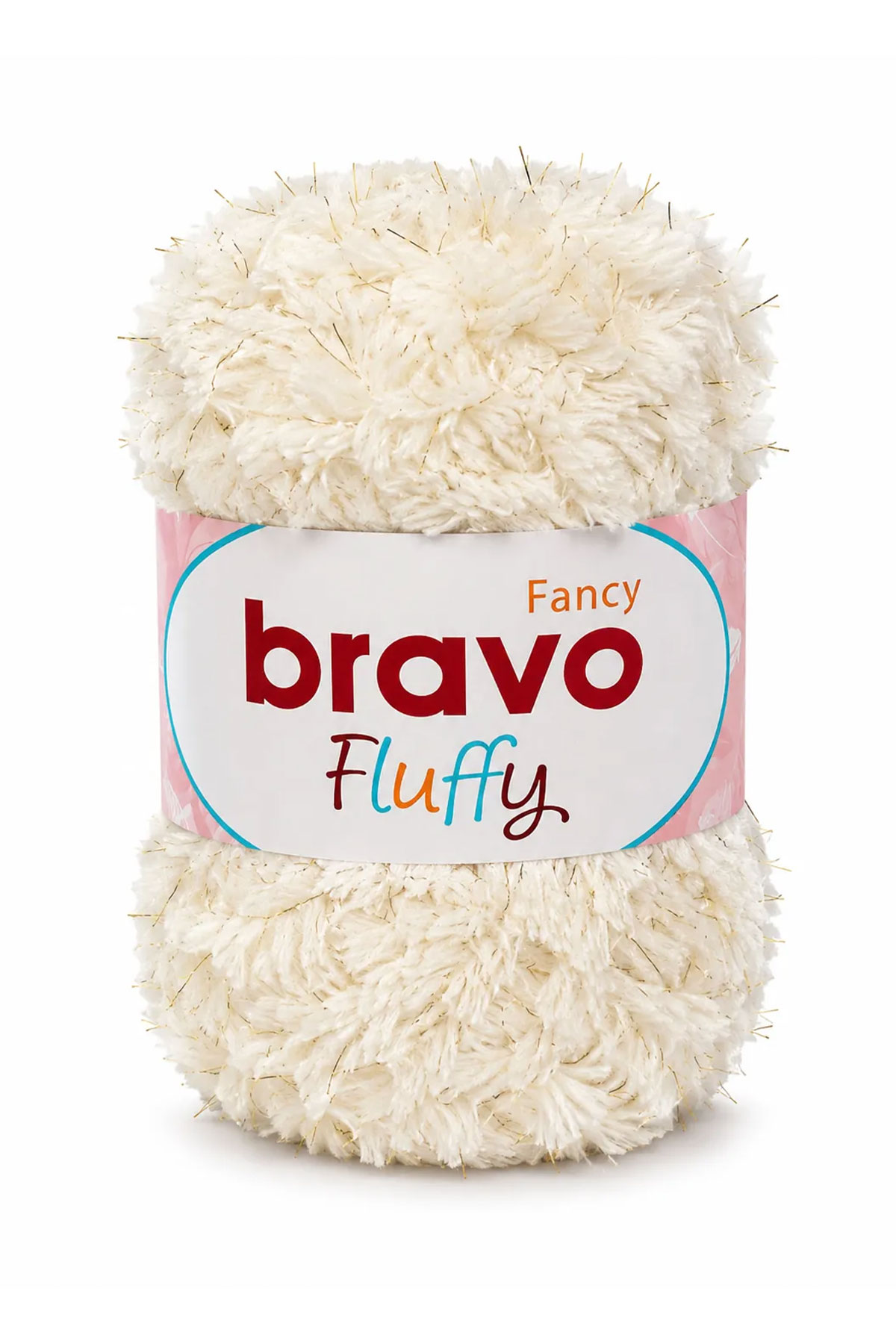 Bravo Fluffy Simli El Örgü İpi 100 Gr 100m - Thumbnail