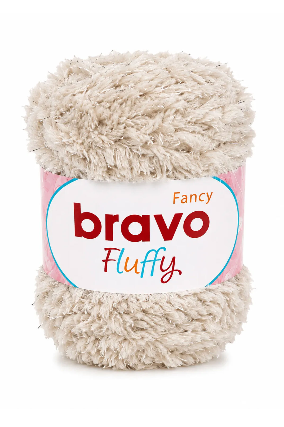 Bravo Fluffy Simli El Örgü İpi 100 Gr 100m - Thumbnail