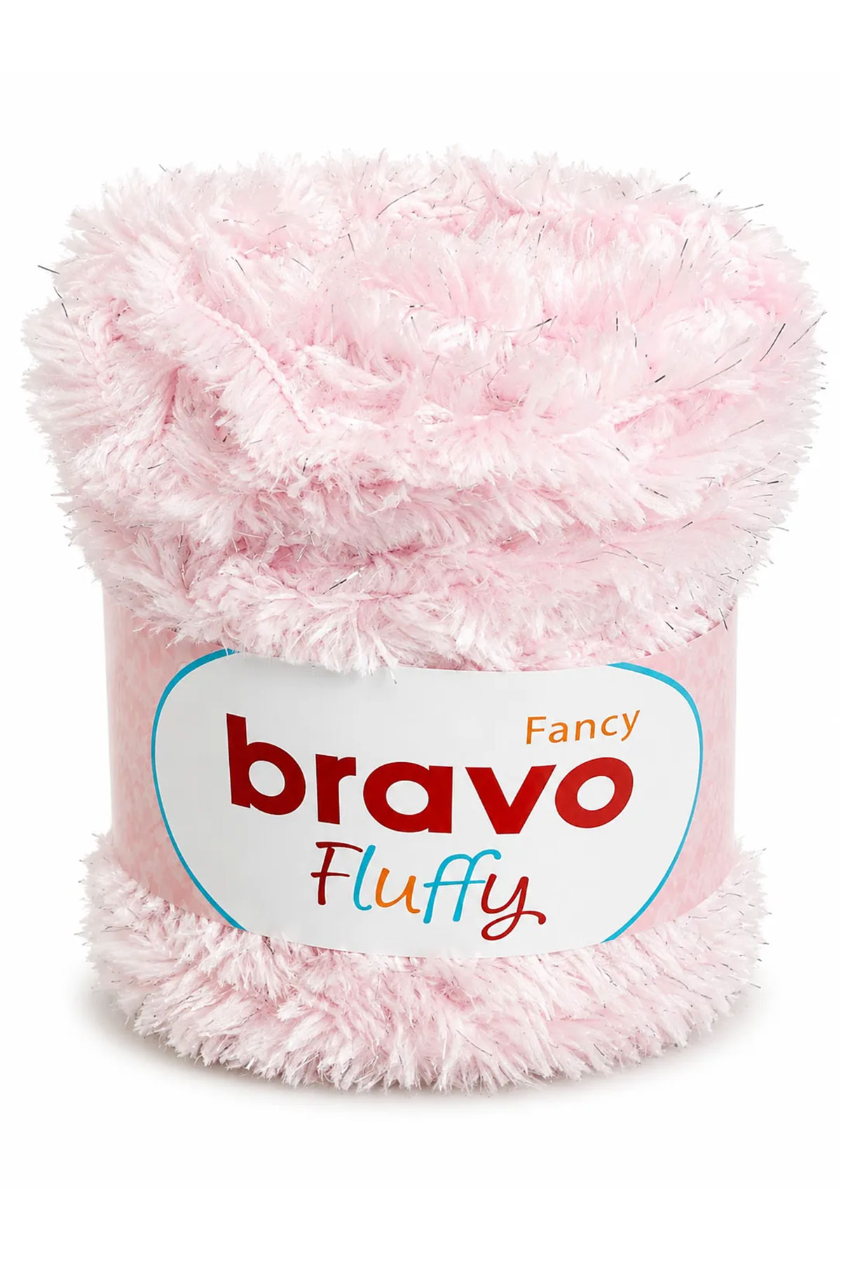 Bravo Fluffy Simli El Örgü İpi 100 Gr 100m - Thumbnail