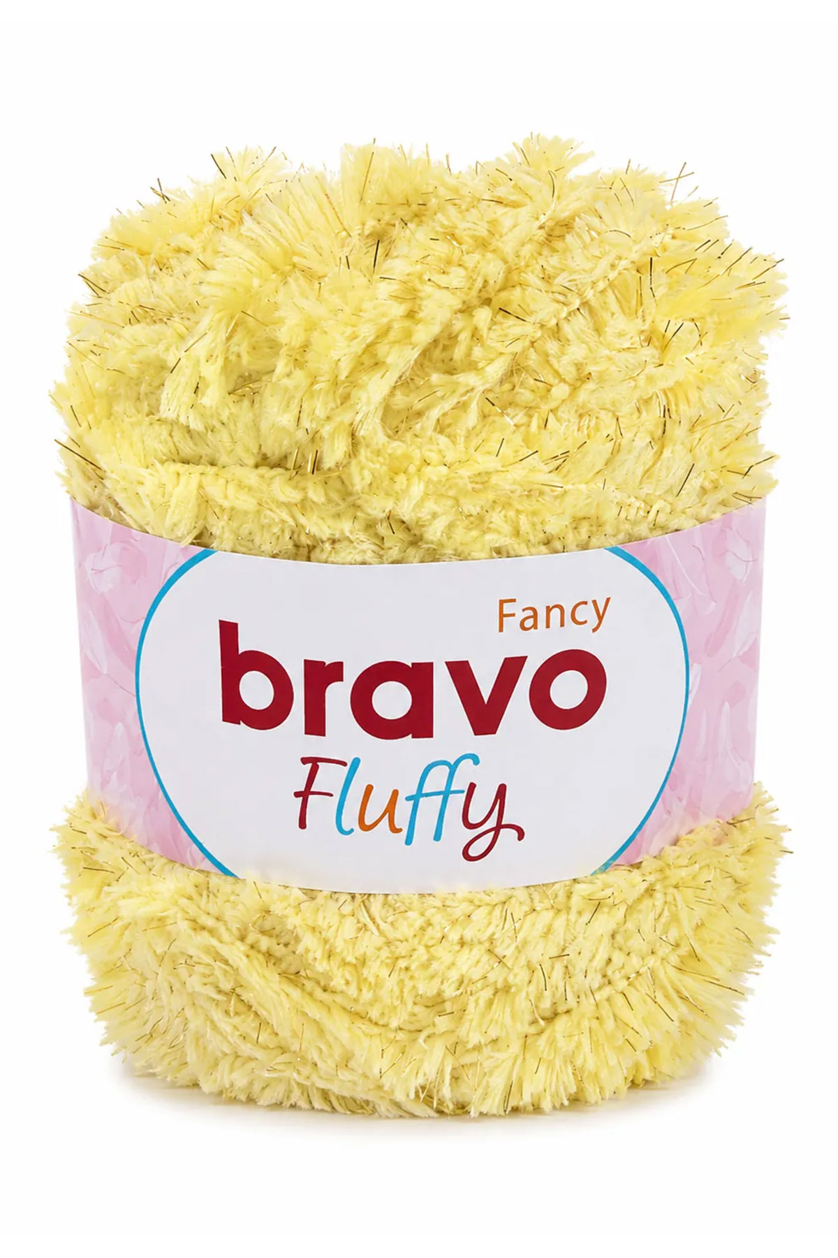 Bravo Fluffy Simli El Örgü İpi 100 Gr 100m - Thumbnail