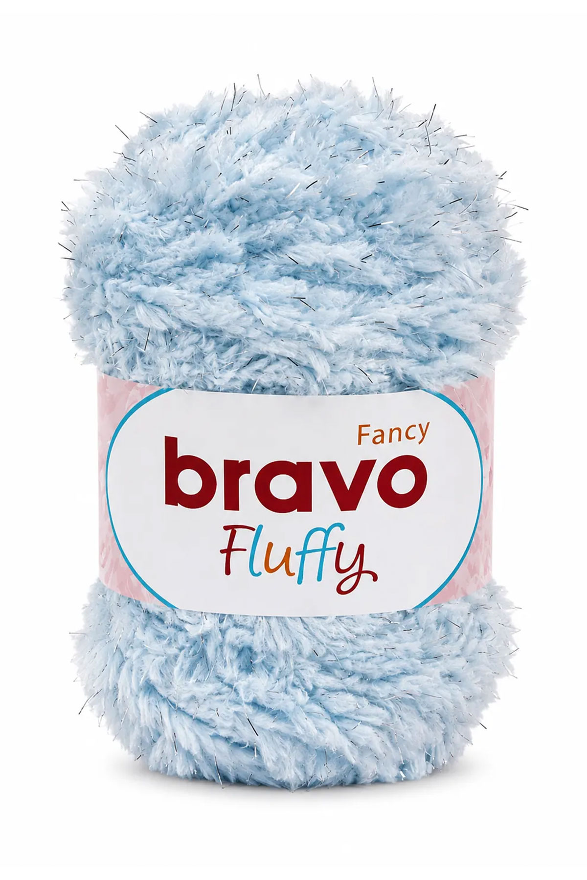 Bravo Fluffy Simli El Örgü İpi 100 Gr 100m - Thumbnail