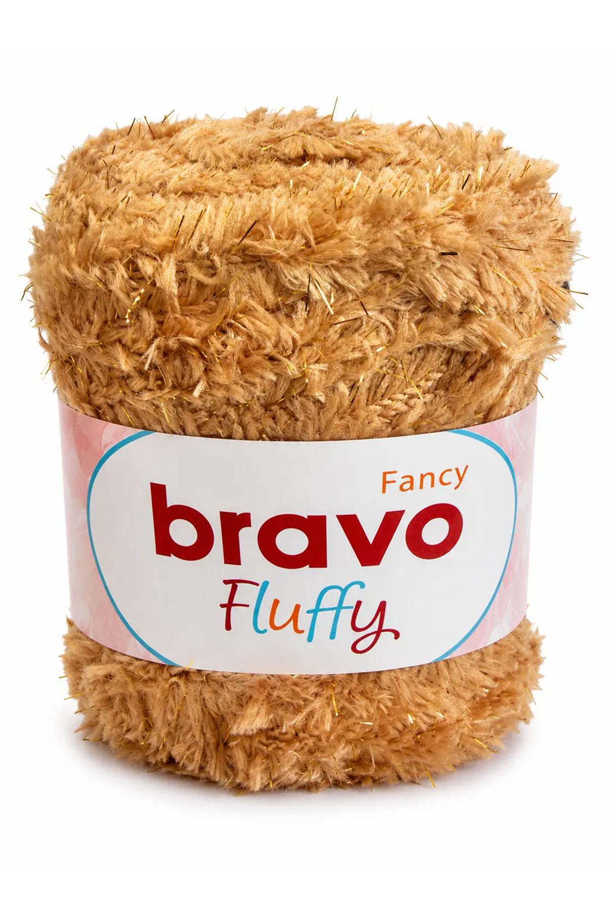 Bravo Fluffy Simli El Örgü İpi 100 Gr 100m - Thumbnail