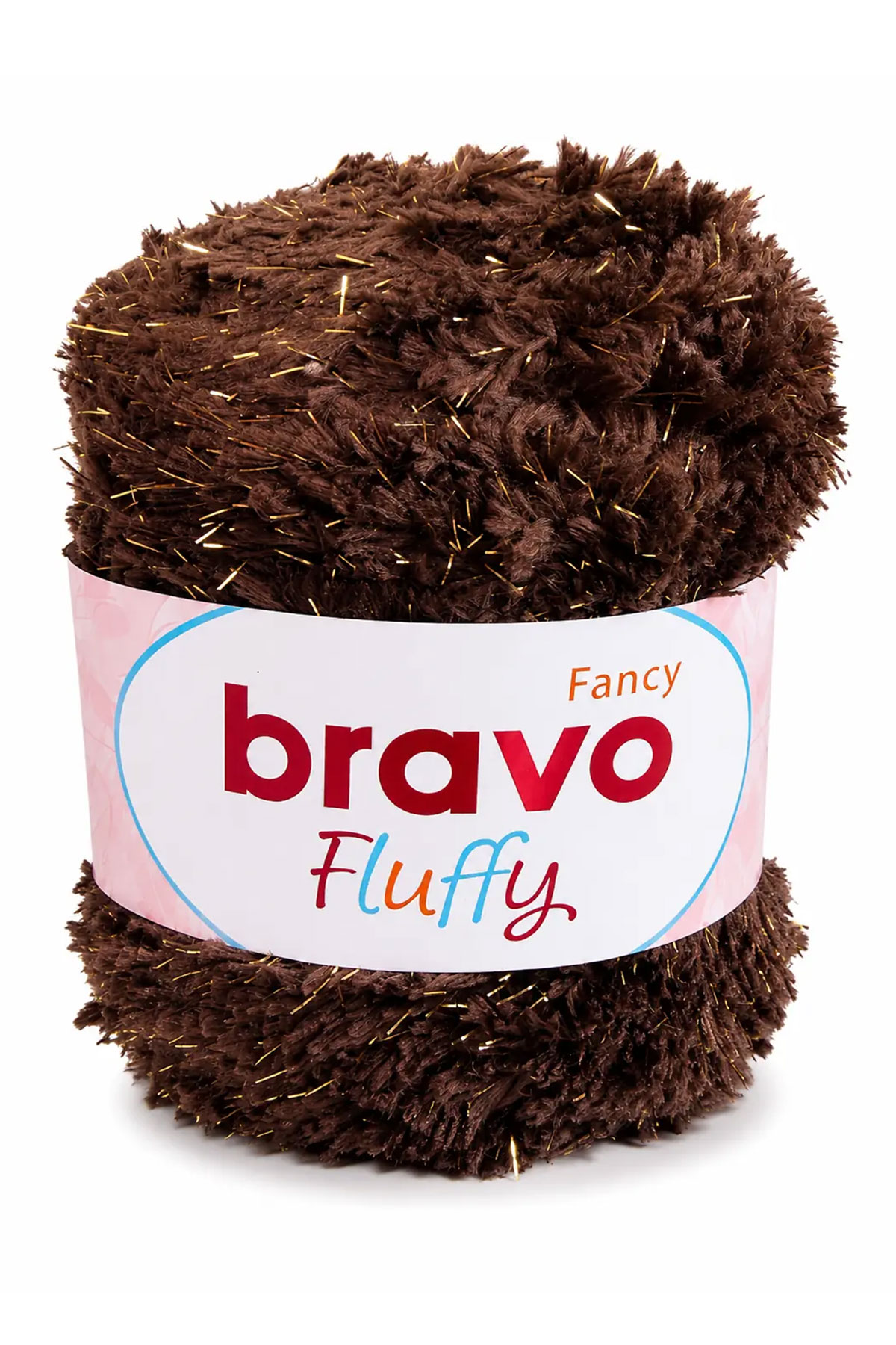 Bravo Fluffy Simli El Örgü İpi 100 Gr 100m - Thumbnail
