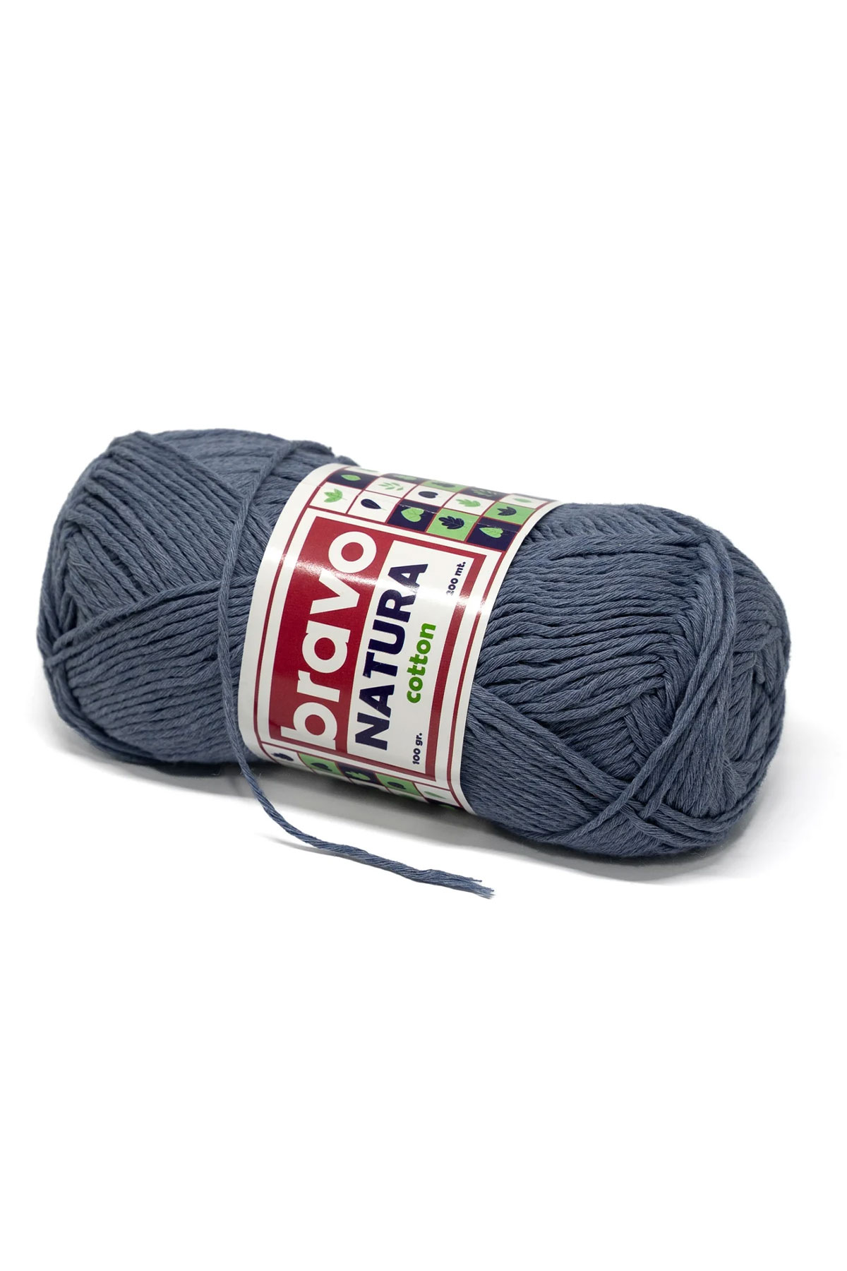 Bravo Natura Cotton El Örgü İpi 100 Gr 200m - Thumbnail