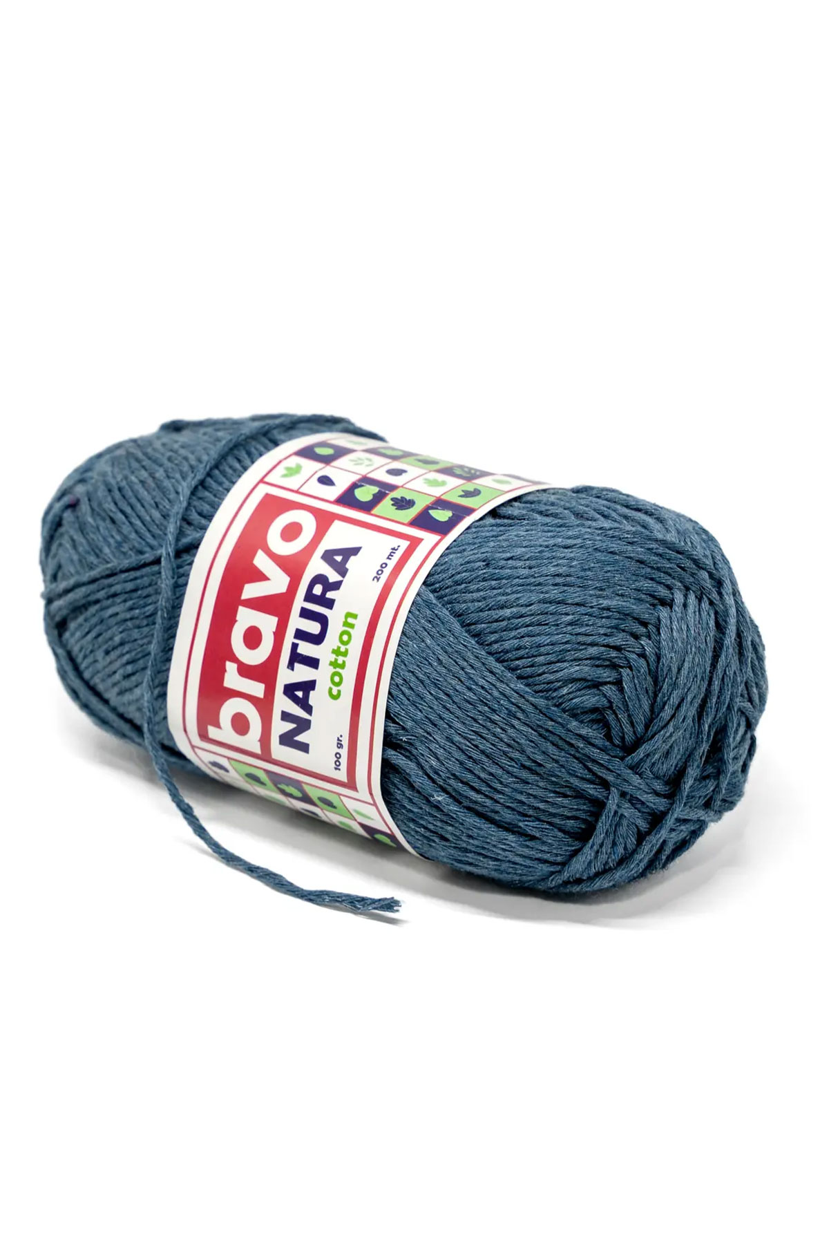 Bravo Natura Cotton El Örgü İpi 100 Gr 200m - Thumbnail