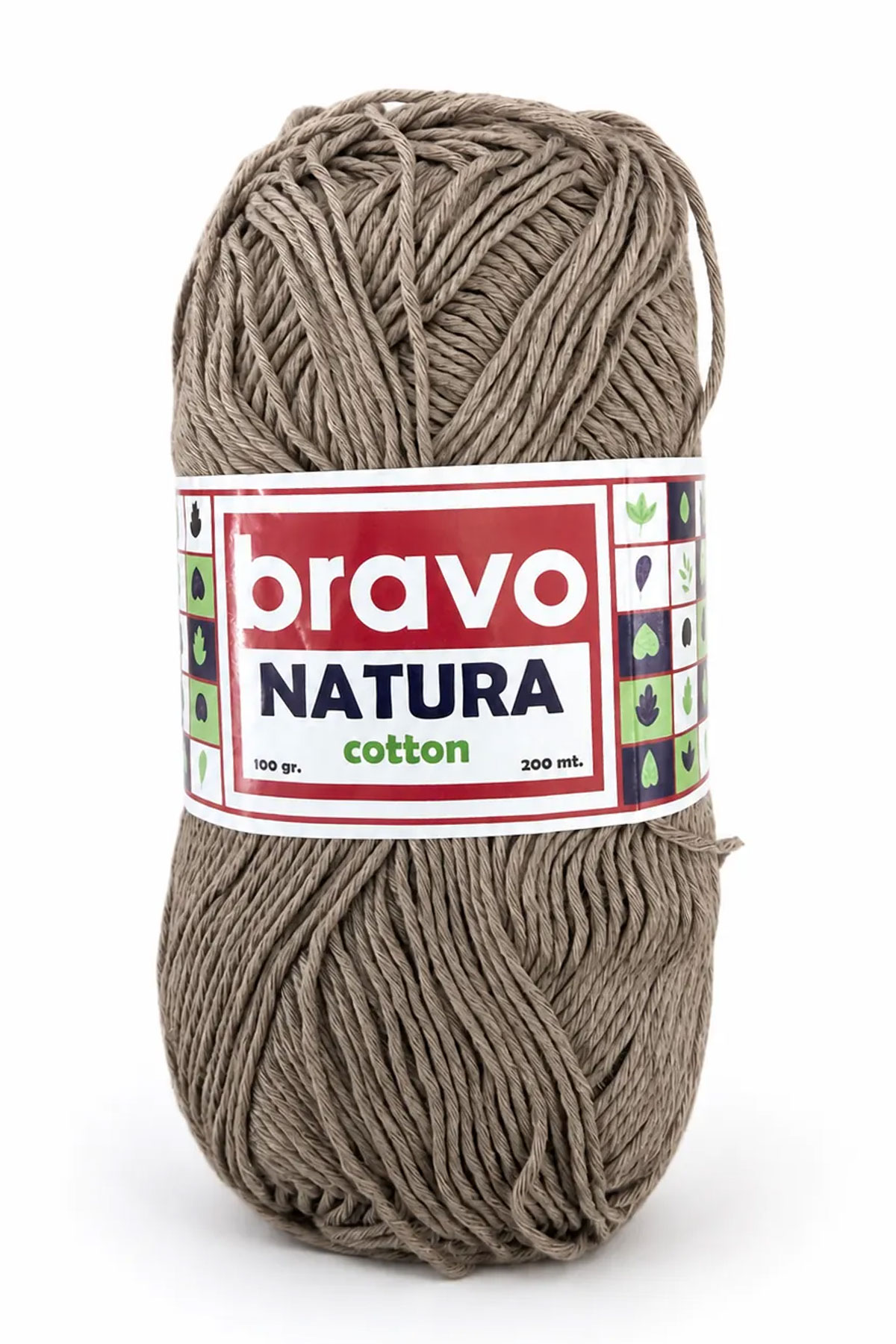 Bravo Natura Cotton El Örgü İpi 100 Gr 200m - Thumbnail