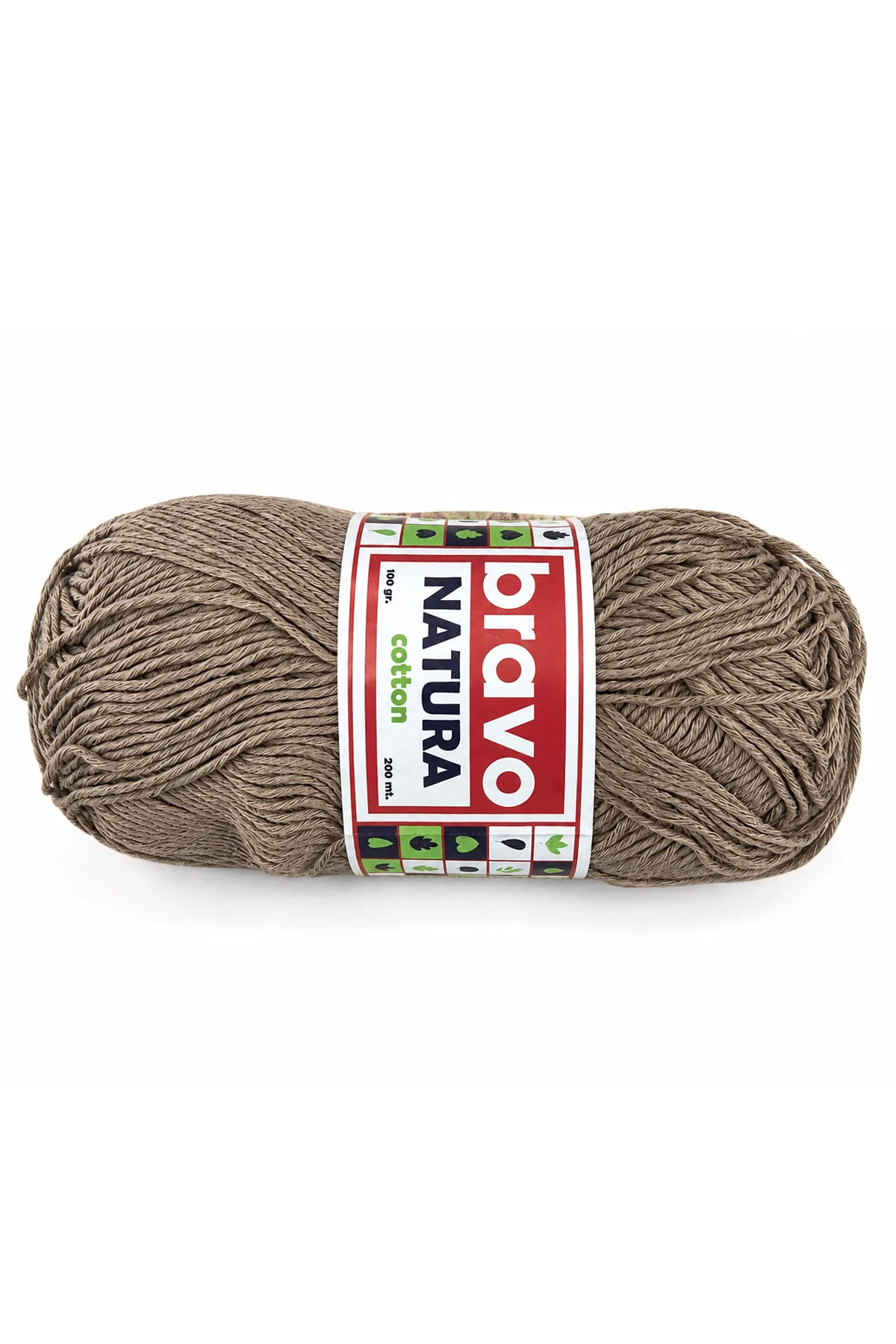 Bravo Natura Cotton El Örgü İpi 100 Gr 200m - Thumbnail