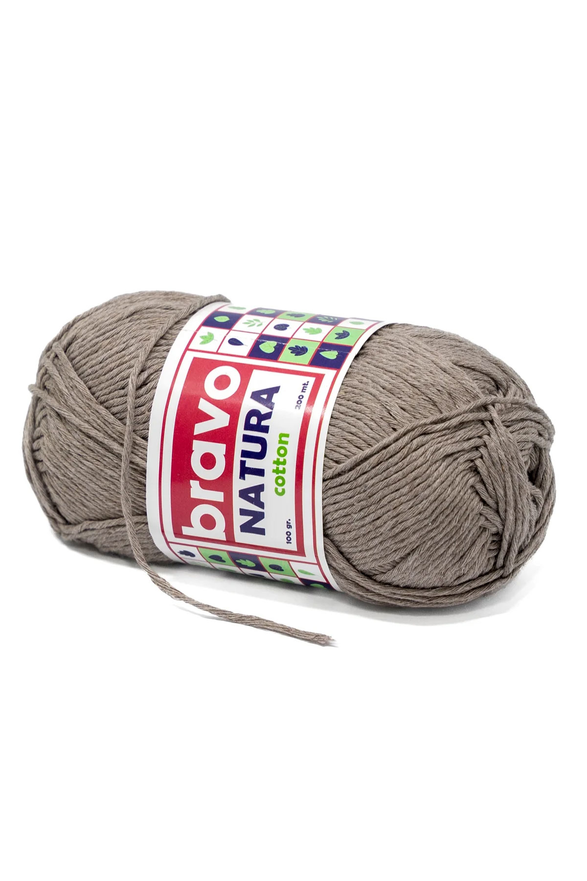 Bravo Natura Cotton El Örgü İpi 100 Gr 200m - Thumbnail