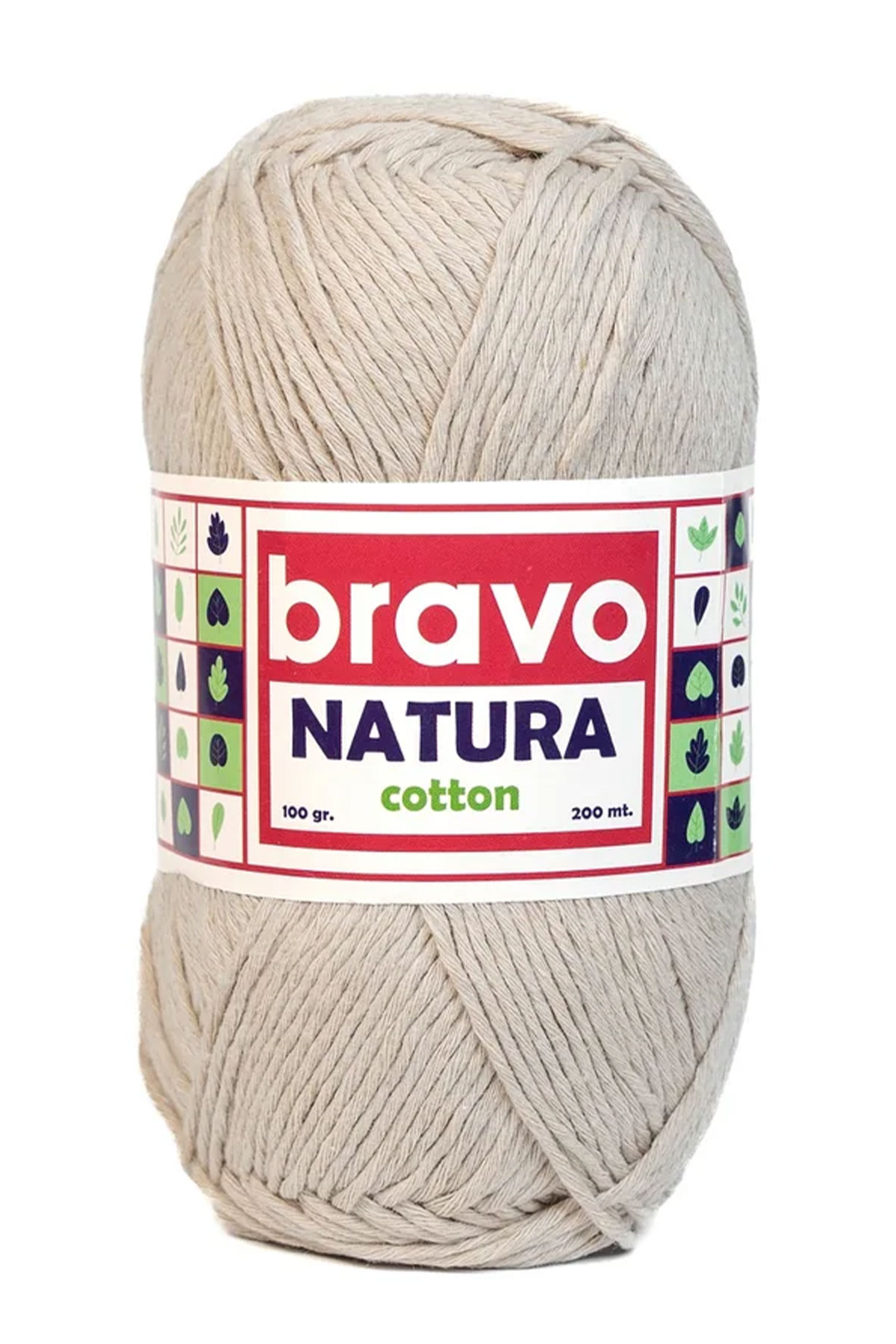 Bravo Natura Cotton El Örgü İpi 100 Gr 200m - Thumbnail