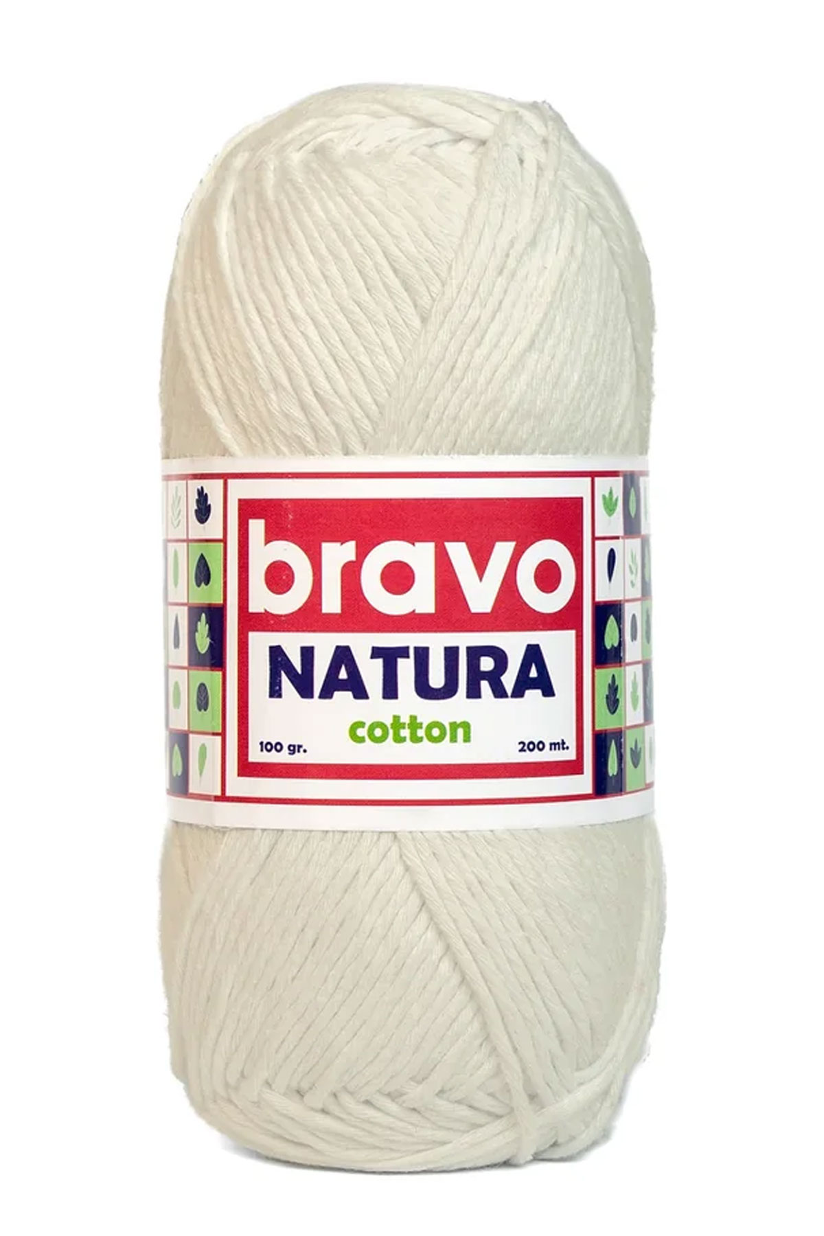 Bravo Natura Cotton El Örgü İpi 100 Gr 200m - Thumbnail