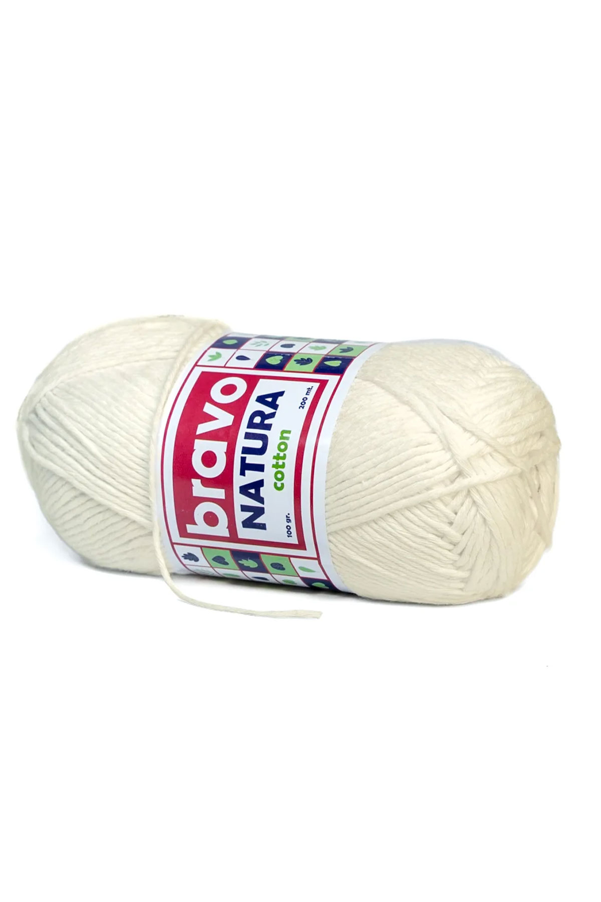 Bravo Natura Cotton El Örgü İpi 100 Gr 200m - Thumbnail