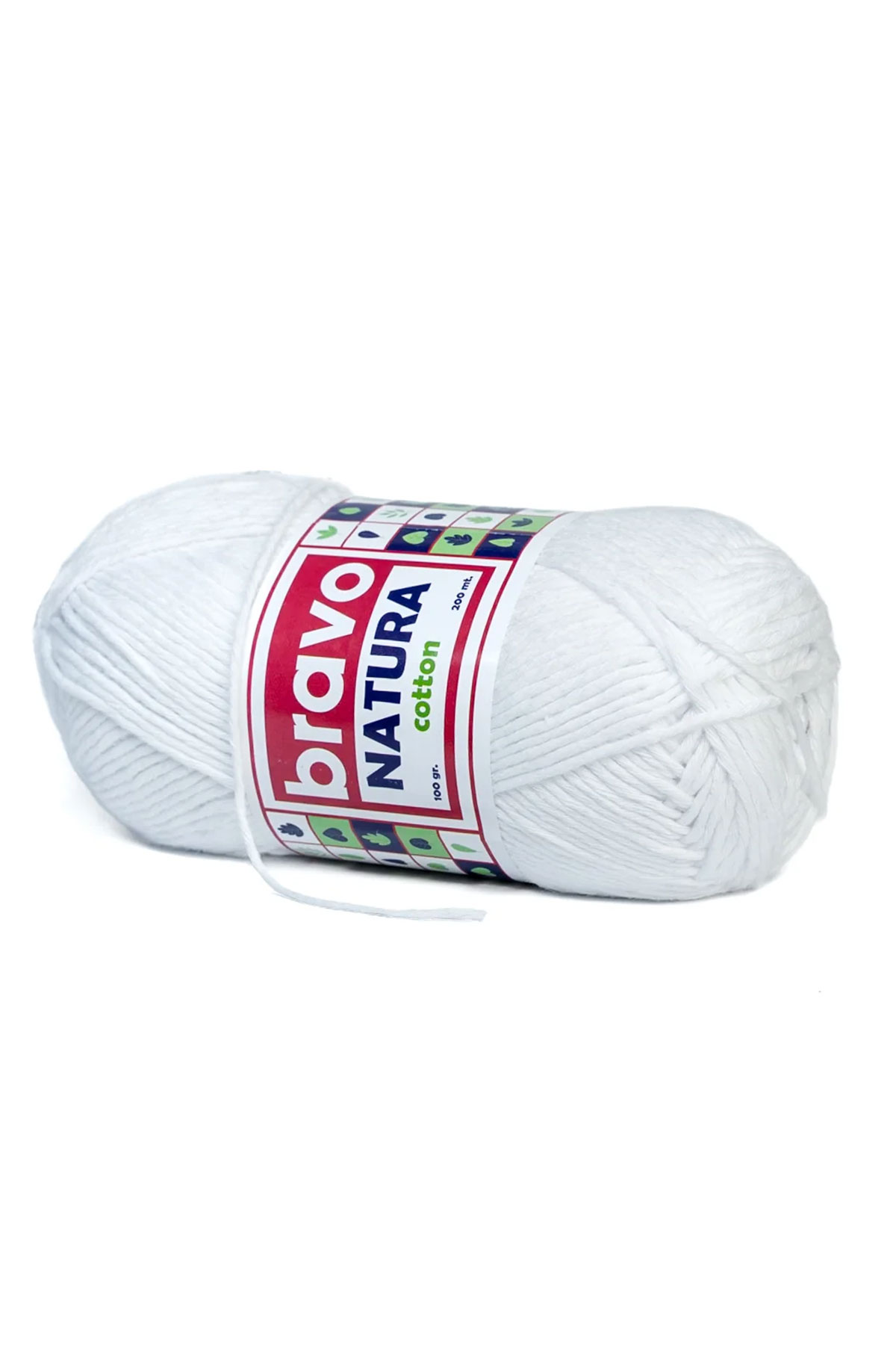 Bravo Natura Cotton El Örgü İpi 100 Gr 200m - Thumbnail