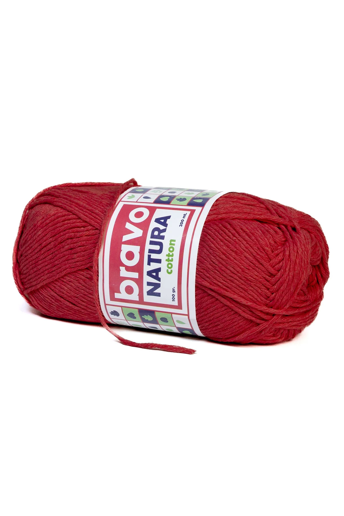 Bravo Natura Cotton El Örgü İpi 100 Gr 200m - Thumbnail