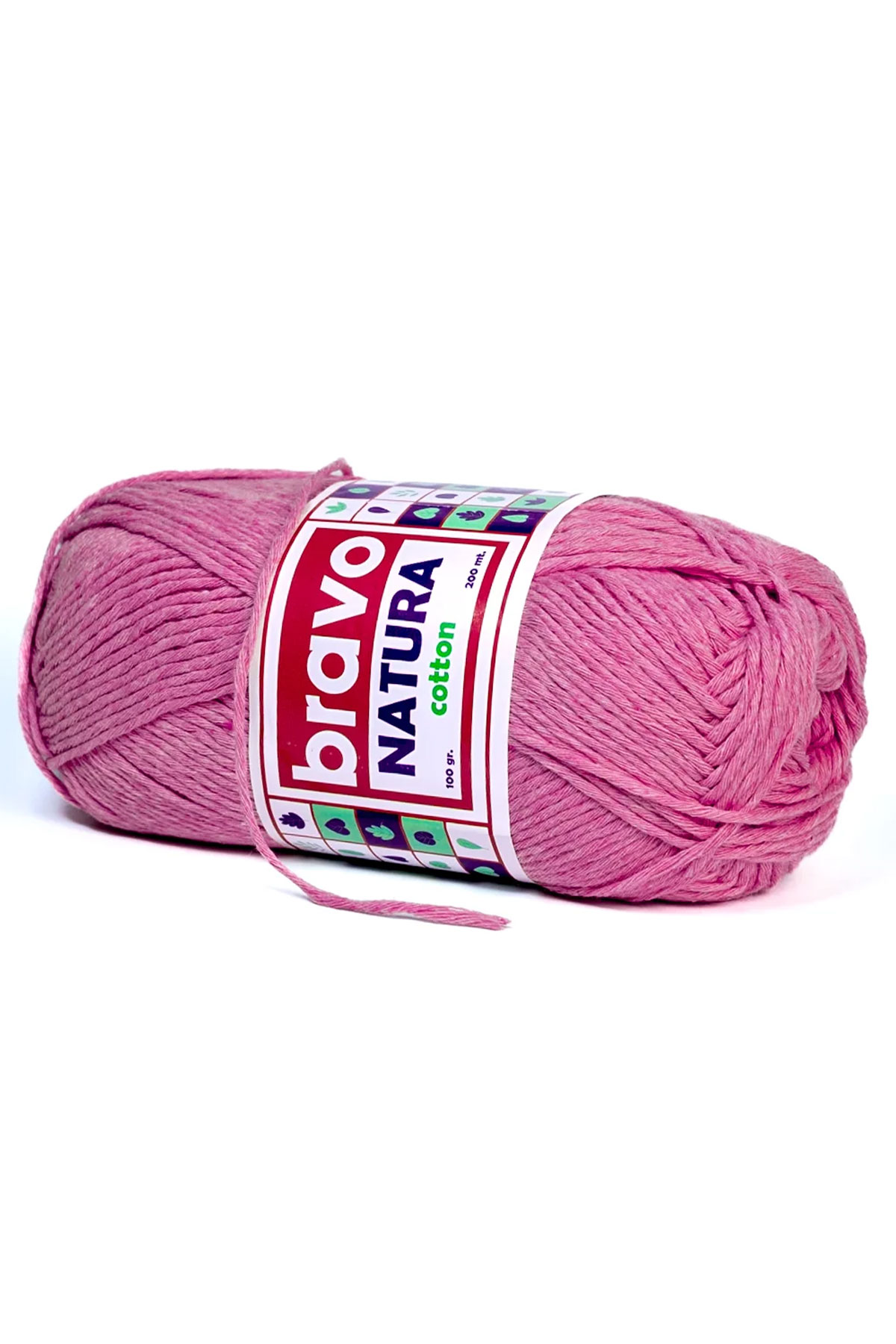 Bravo Natura Cotton El Örgü İpi 100 Gr 200m - Thumbnail