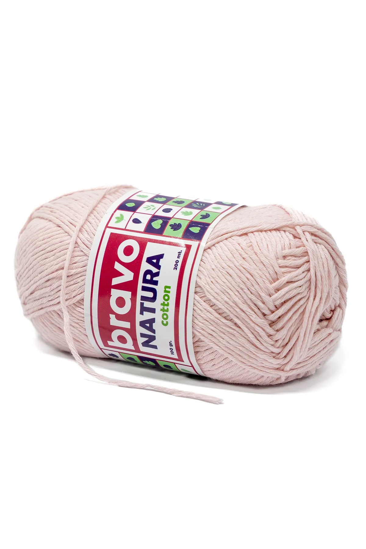Bravo Natura Cotton El Örgü İpi 100 Gr 200m - Thumbnail