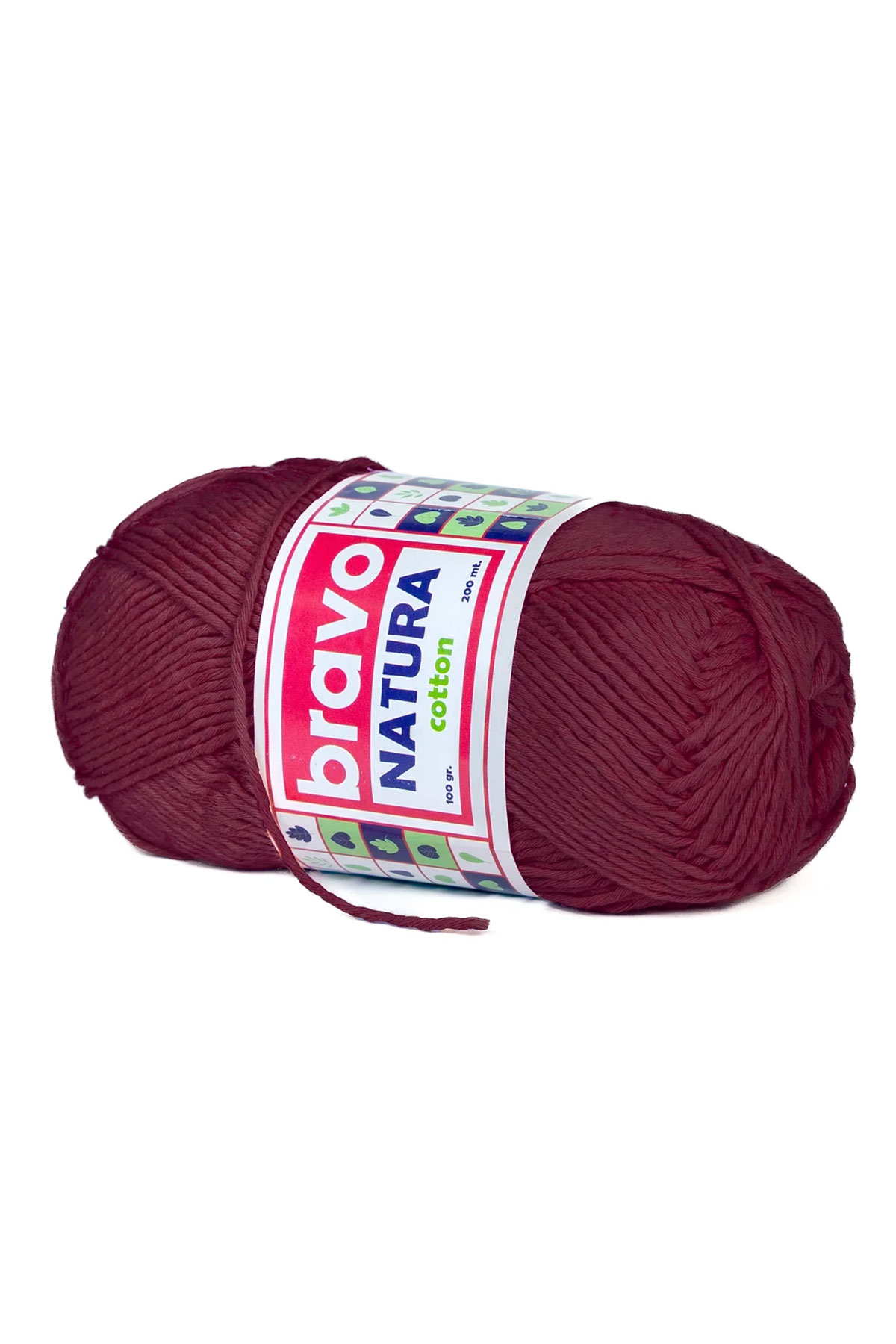 Bravo Natura Cotton El Örgü İpi 100 Gr 200m - Thumbnail