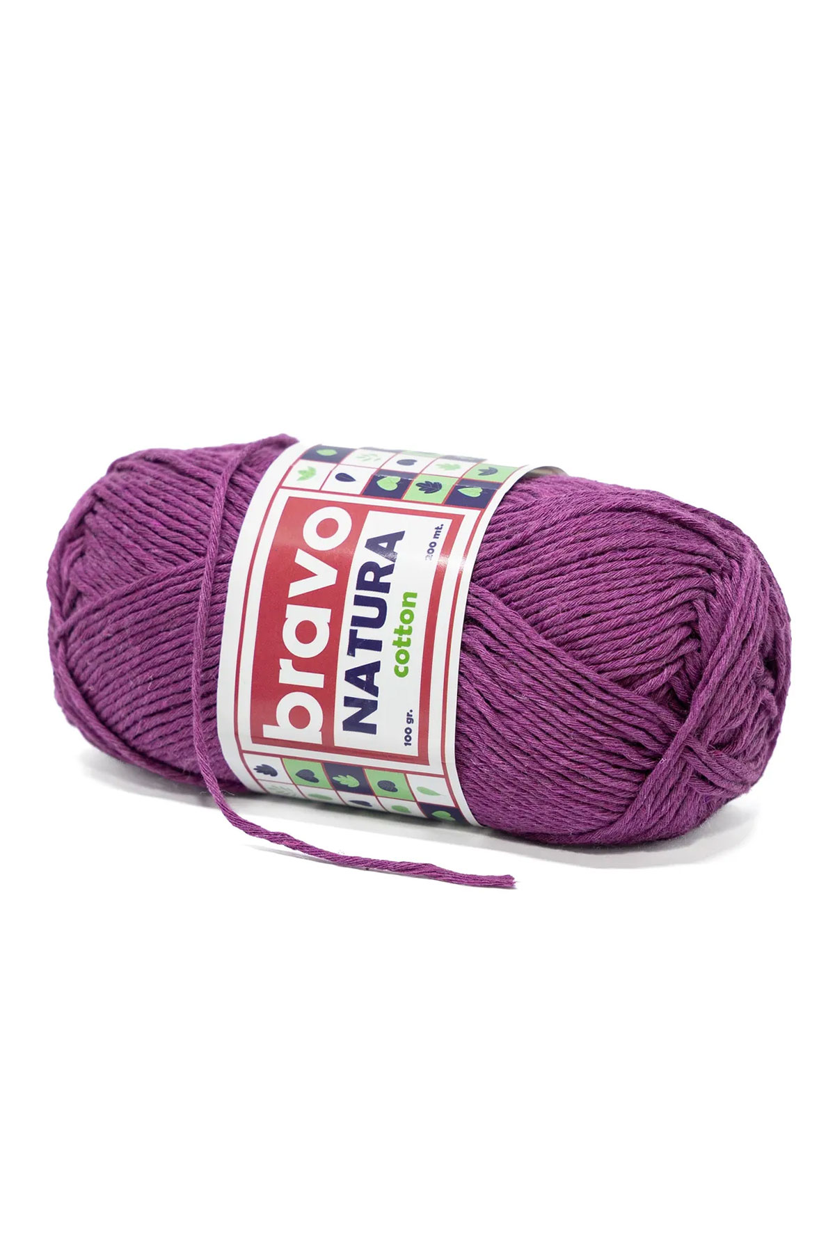 Bravo Natura Cotton El Örgü İpi 100 Gr 200m - Thumbnail