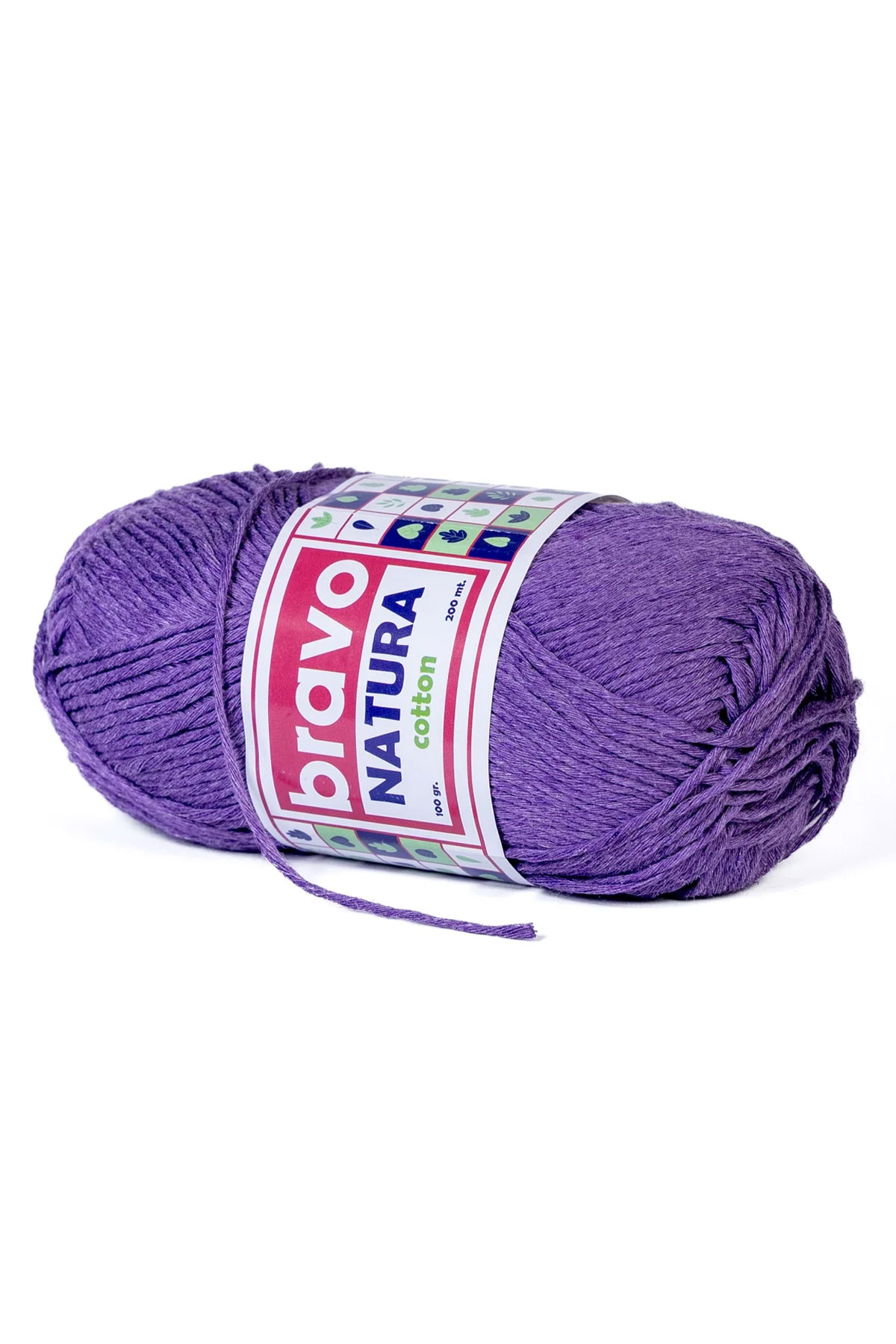 Bravo Natura Cotton El Örgü İpi 100 Gr 200m - Thumbnail