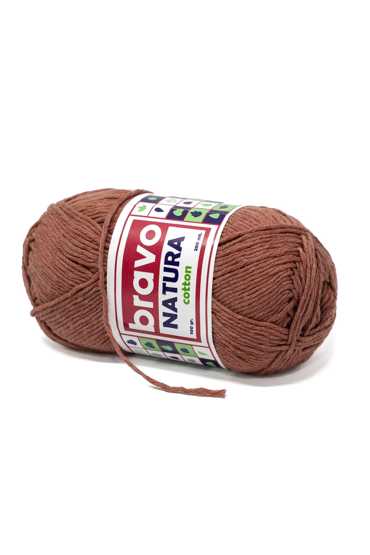 Bravo Natura Cotton El Örgü İpi 100 Gr 200m - Thumbnail