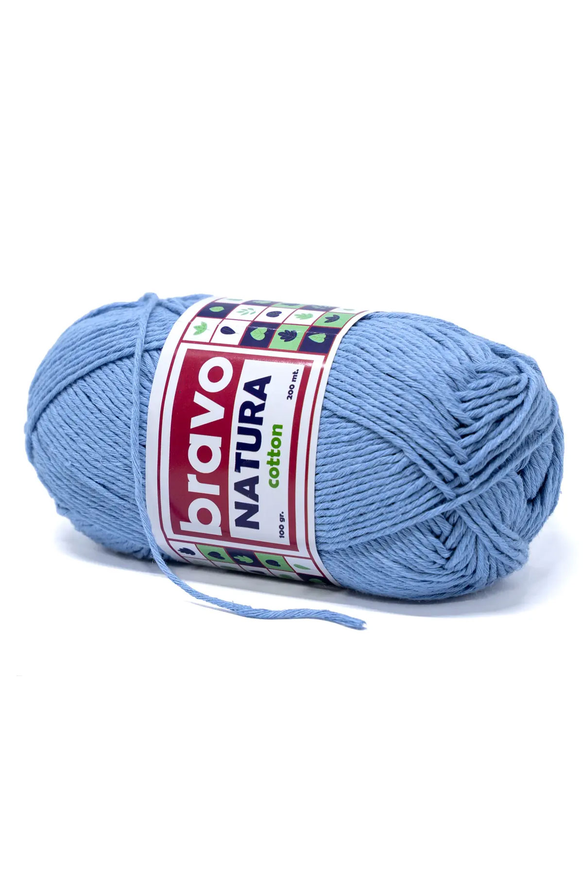 Bravo Natura Cotton El Örgü İpi 100 Gr 200m - Thumbnail