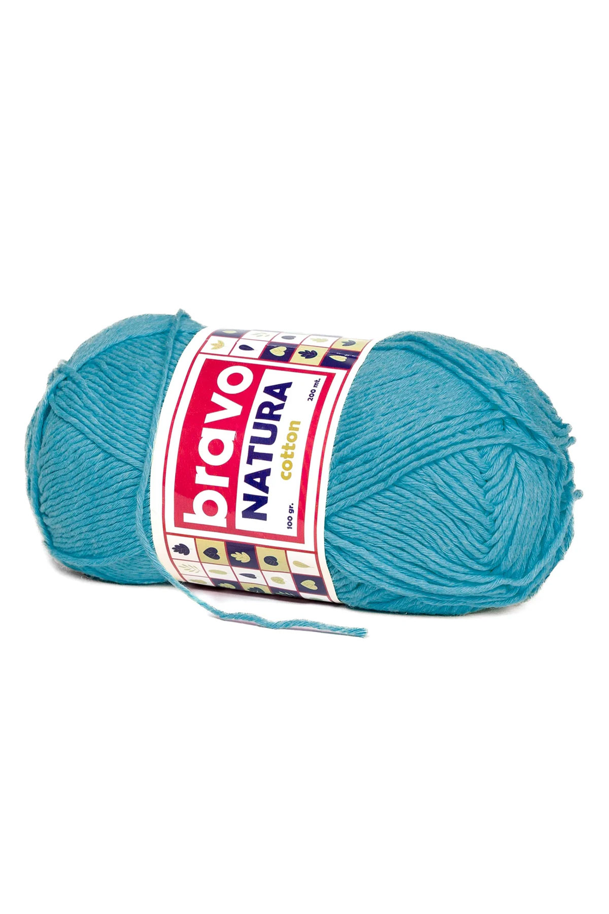 Bravo Natura Cotton El Örgü İpi 100 Gr 200m - Thumbnail