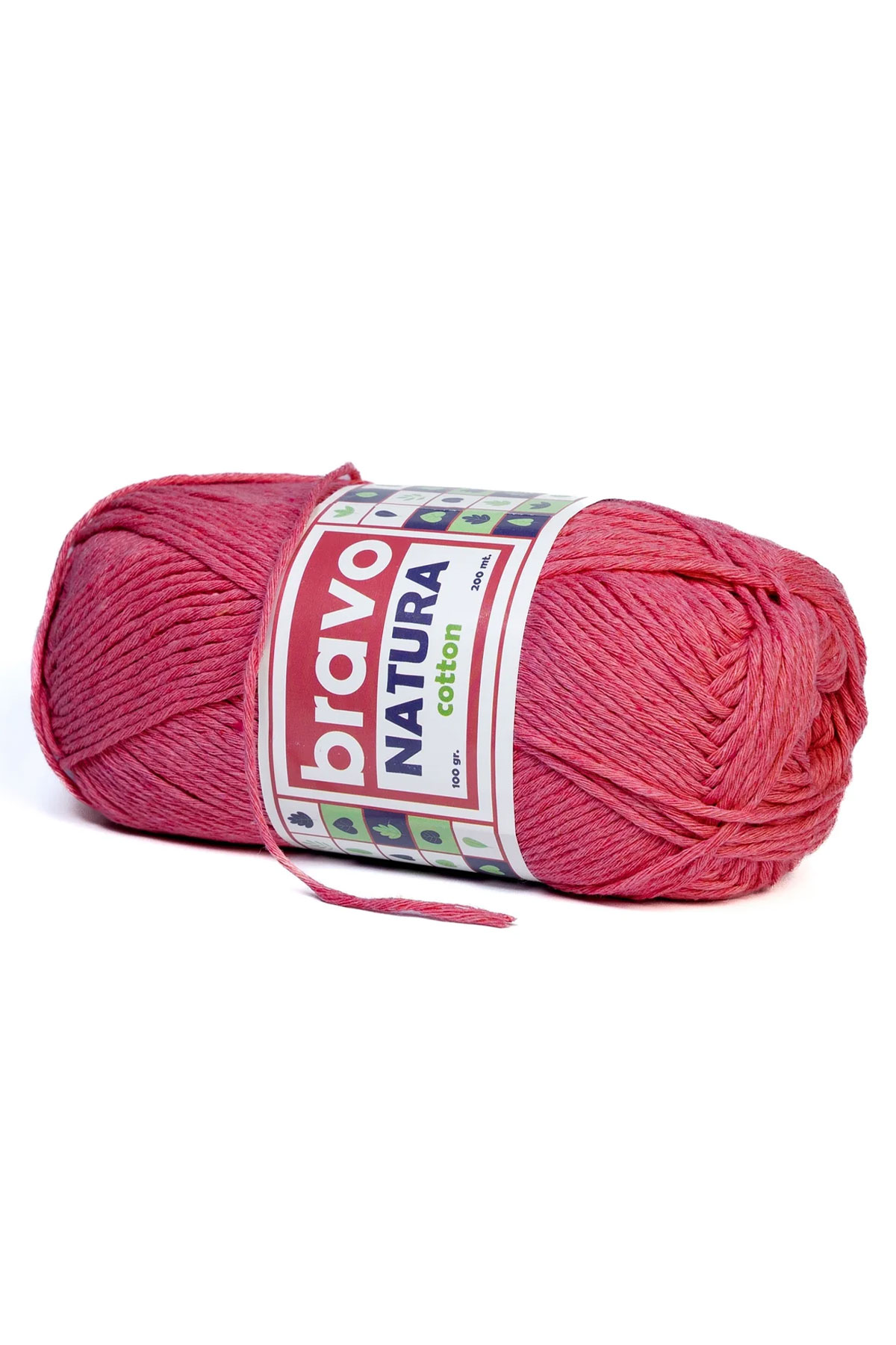 Bravo Natura Cotton El Örgü İpi 100 Gr 200m - Thumbnail