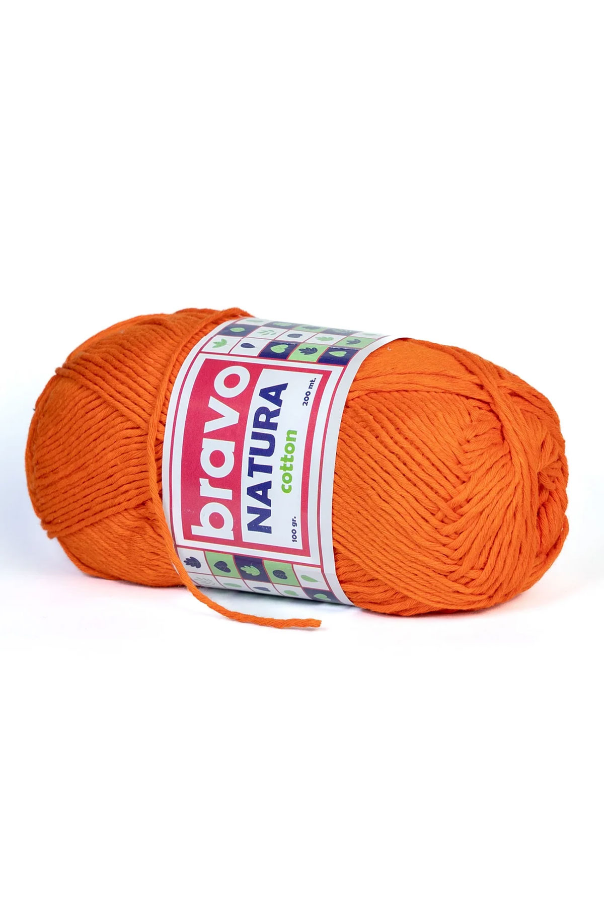 Bravo Natura Cotton El Örgü İpi 100 Gr 200m - Thumbnail
