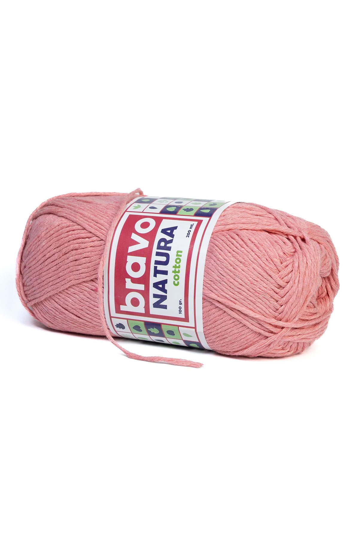 Bravo Natura Cotton El Örgü İpi 100 Gr 200m - Thumbnail