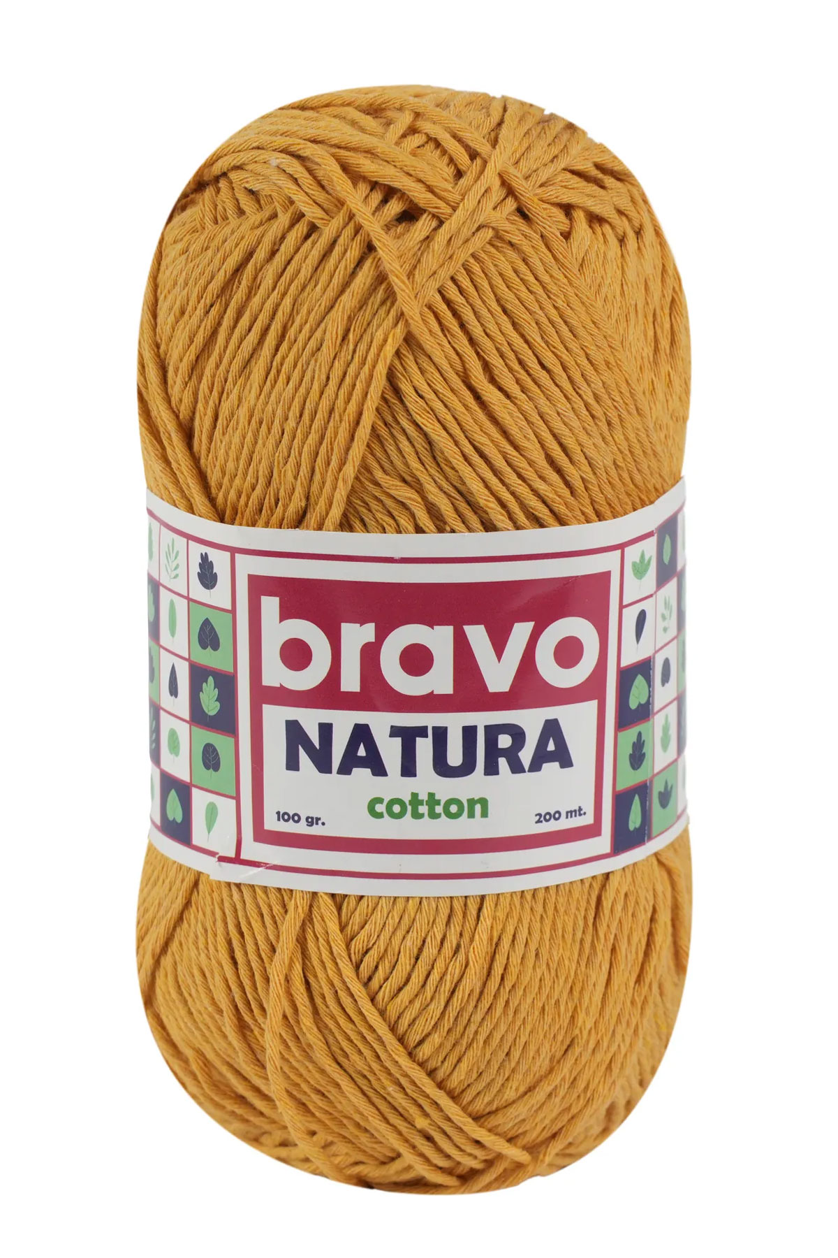 Bravo Natura Cotton El Örgü İpi 100 Gr 200m - Thumbnail