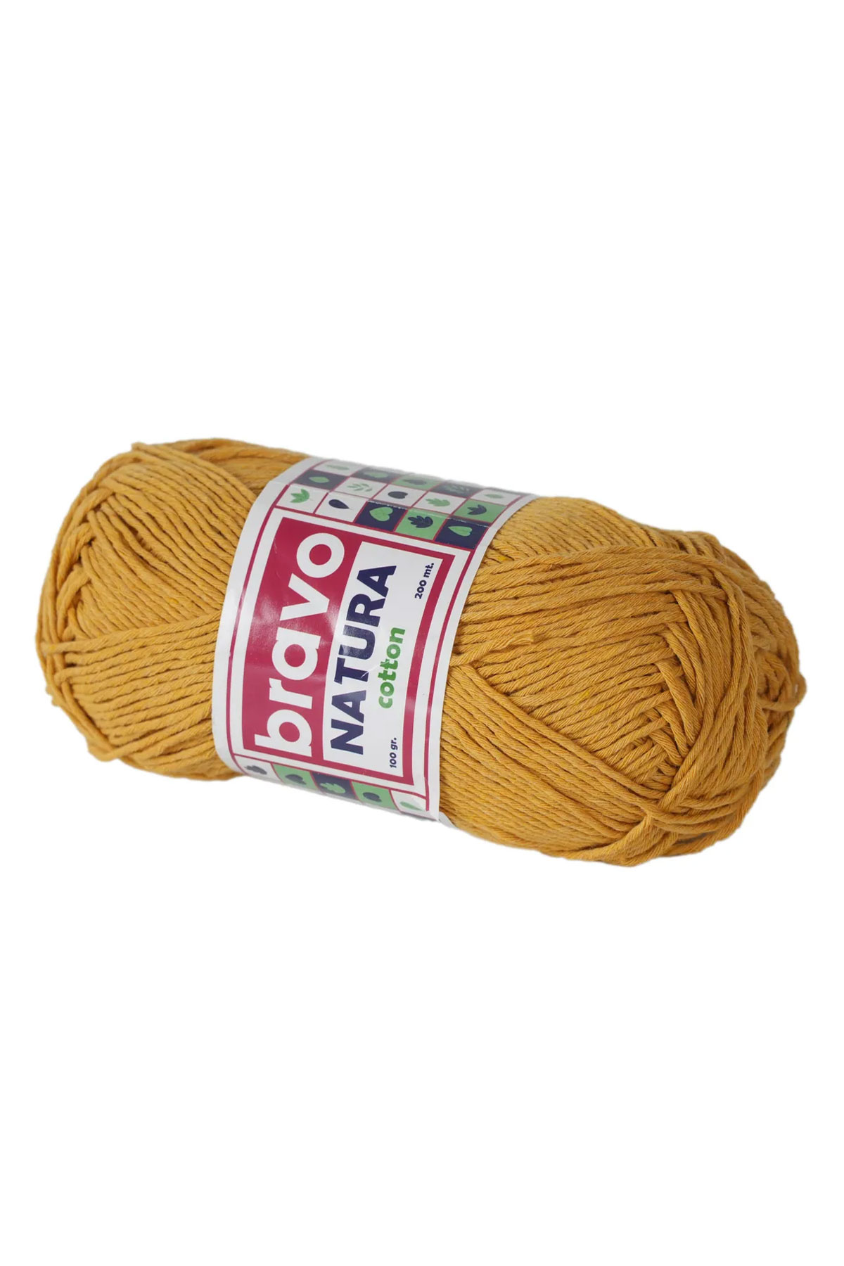 Bravo Natura Cotton El Örgü İpi 100 Gr 200m - Thumbnail