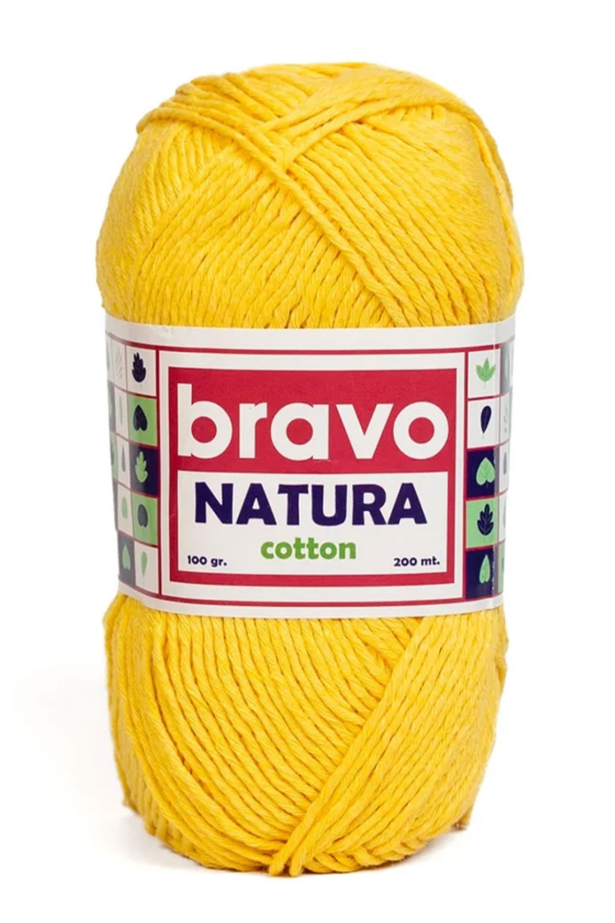 Bravo Natura Cotton El Örgü İpi 100 Gr 200m - Thumbnail