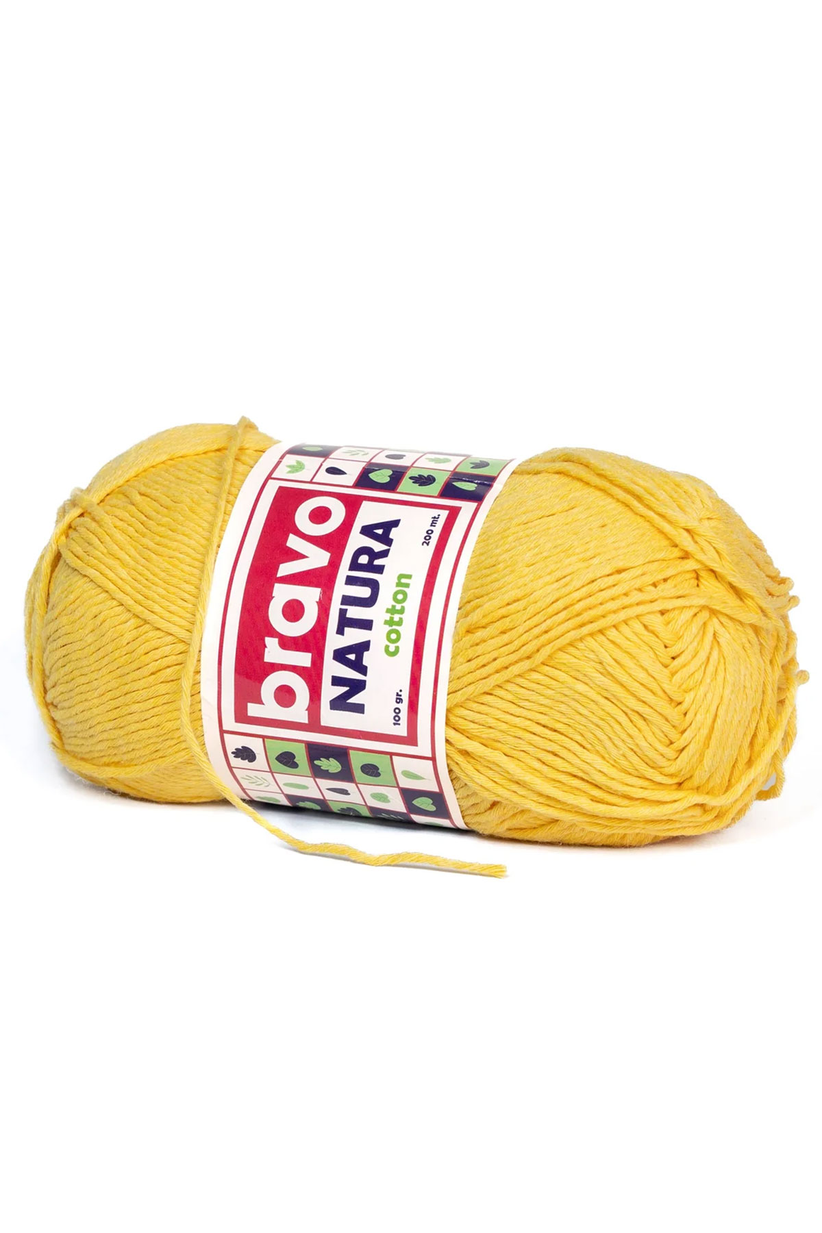 Bravo Natura Cotton El Örgü İpi 100 Gr 200m - Thumbnail