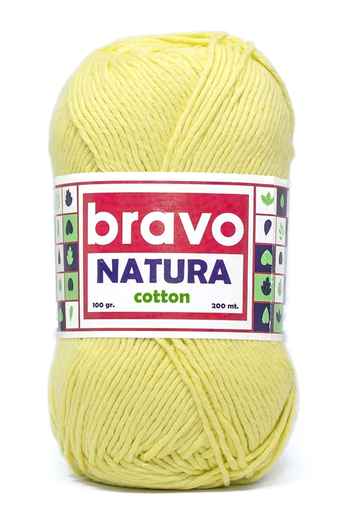 Bravo Natura Cotton El Örgü İpi 100 Gr 200m - Thumbnail